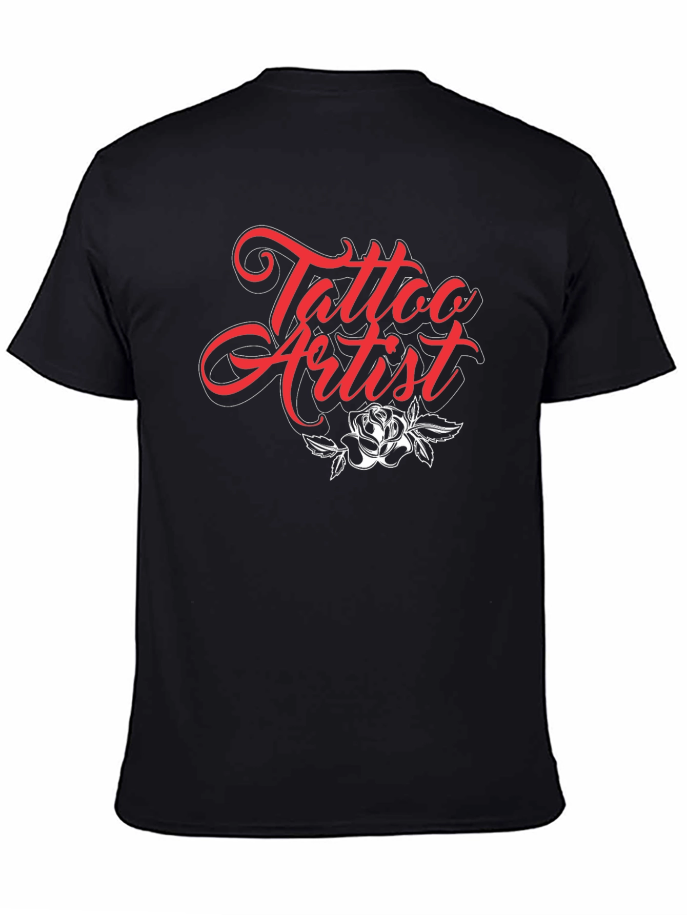 Tattoo Artist Graphic T-Shirt - Black Cotton Tee