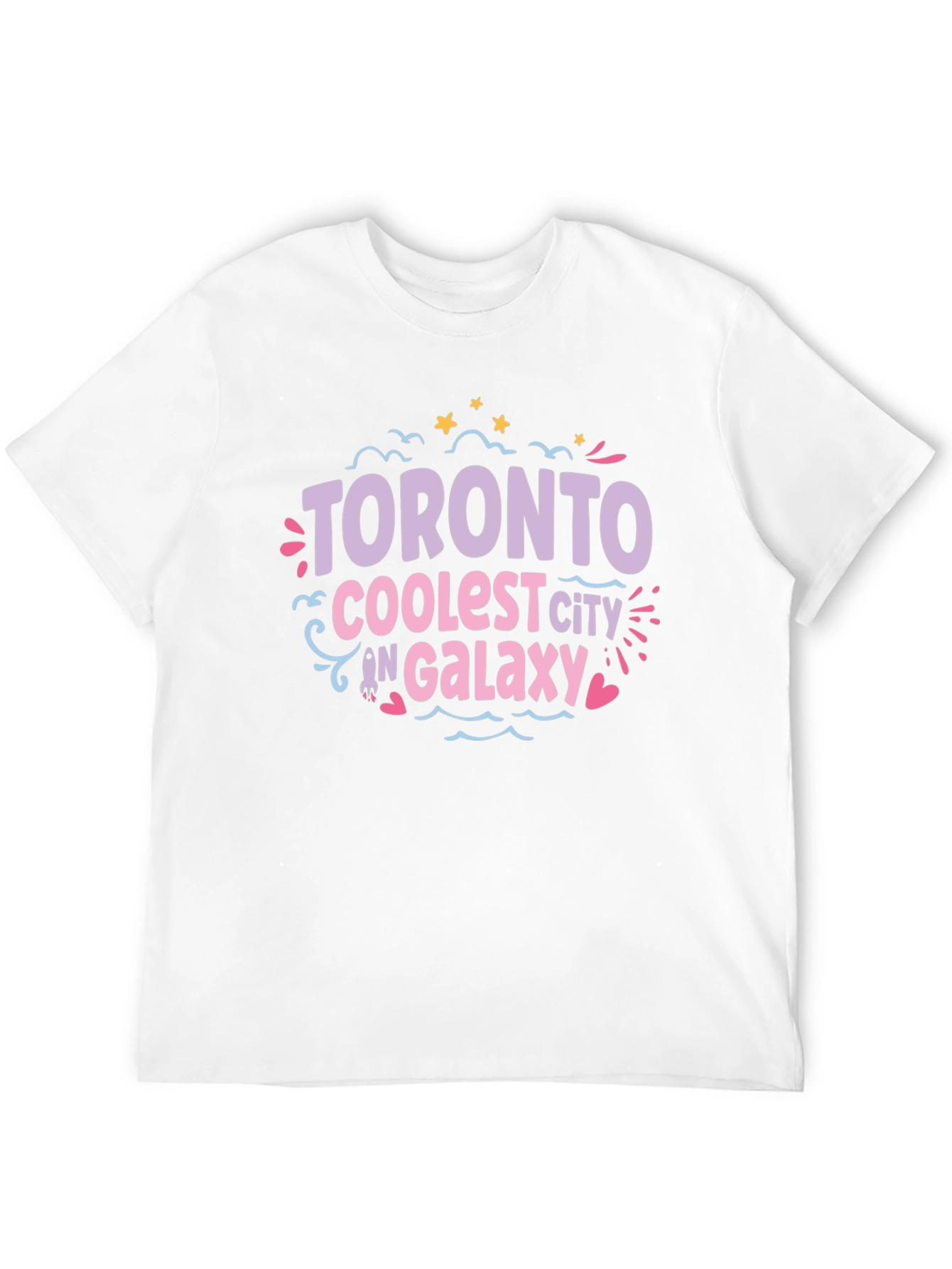 Toronto Coolest City in Galaxy Black T-Shirt