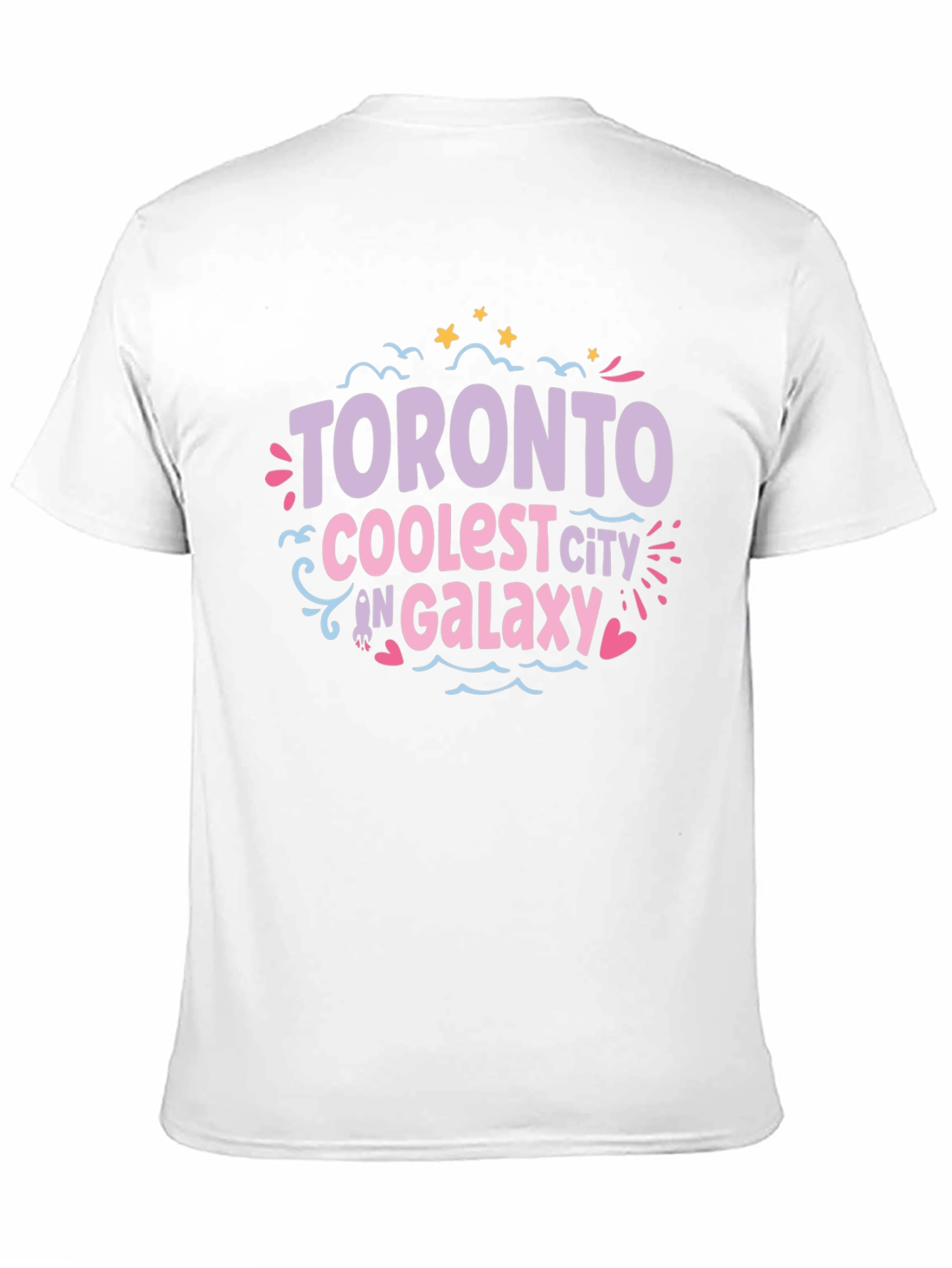 Toronto Coolest City in Galaxy Black T-Shirt