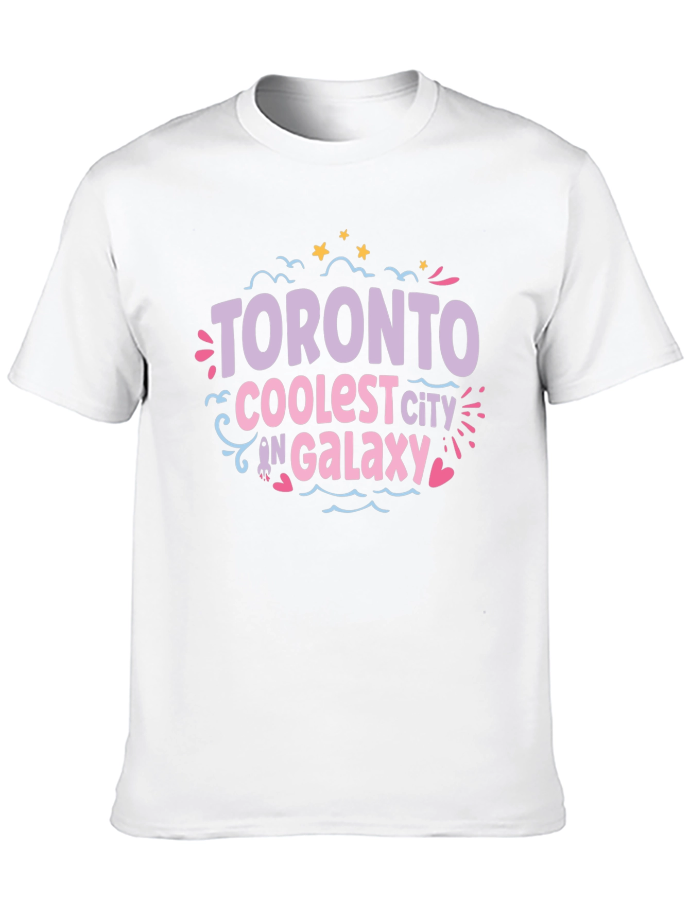 Toronto Coolest City in Galaxy Black T-Shirt