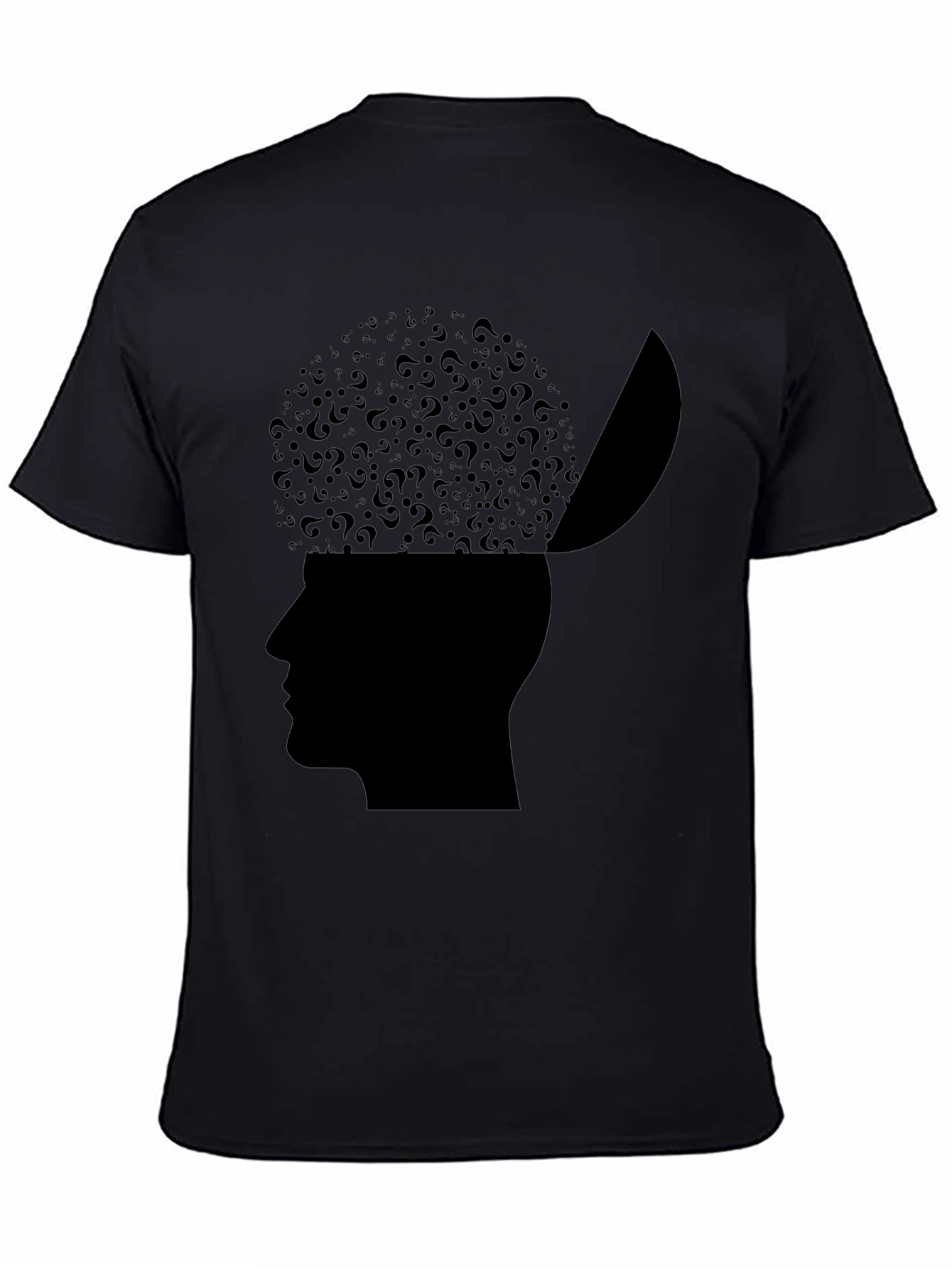 Introspective Question Mark Mind Graphic Tee