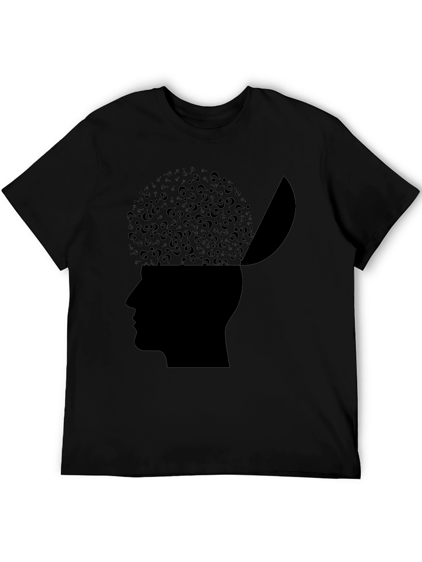 Introspective Question Mark Mind Graphic Tee