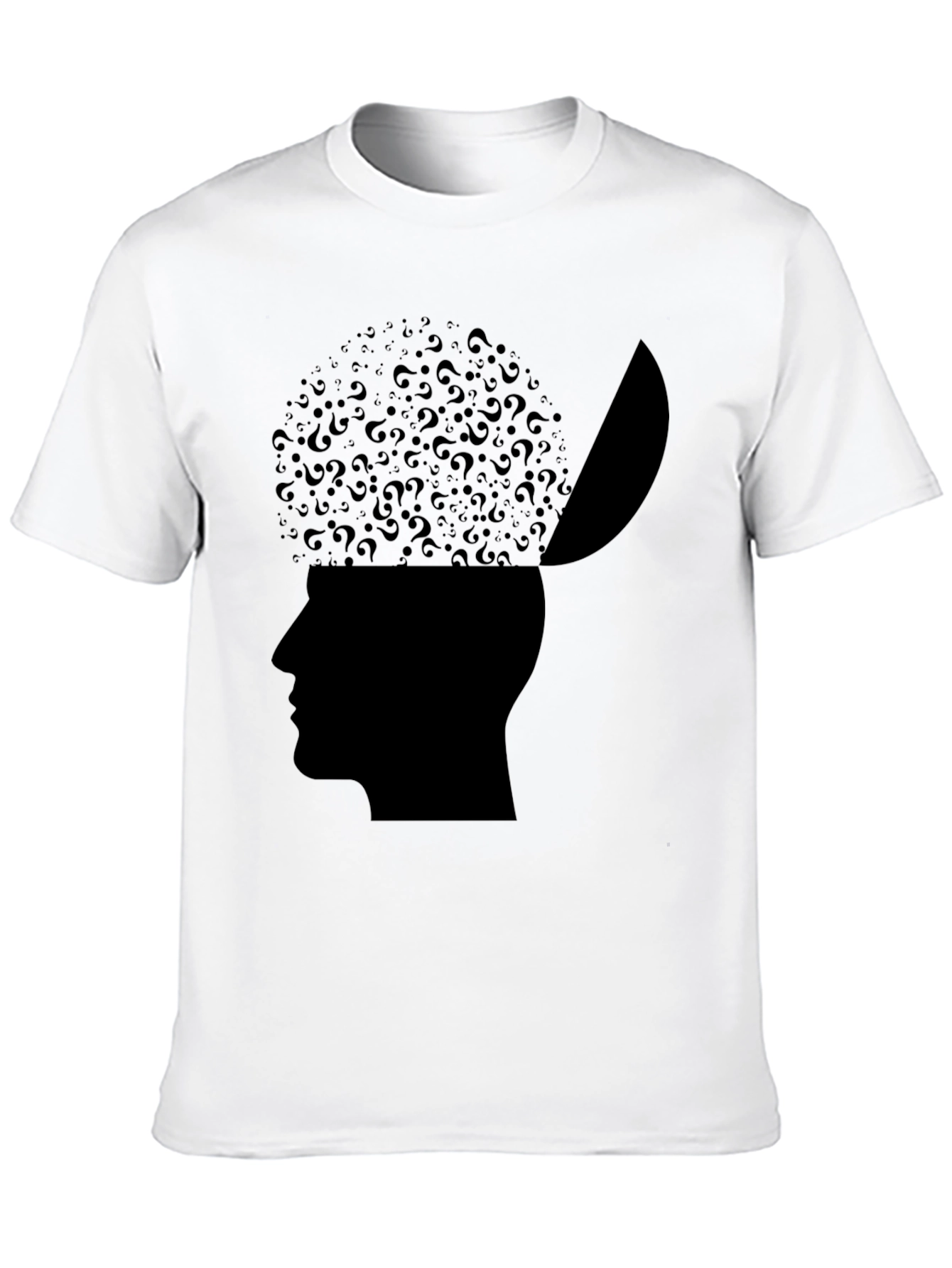 Introspective Question Mark Mind Graphic Tee