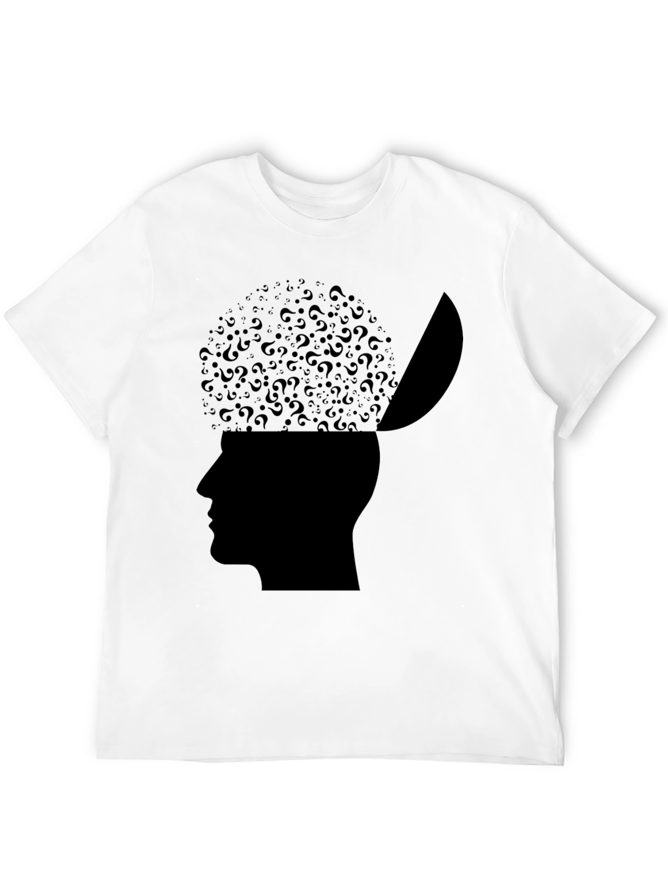 Introspective Question Mark Mind Graphic Tee