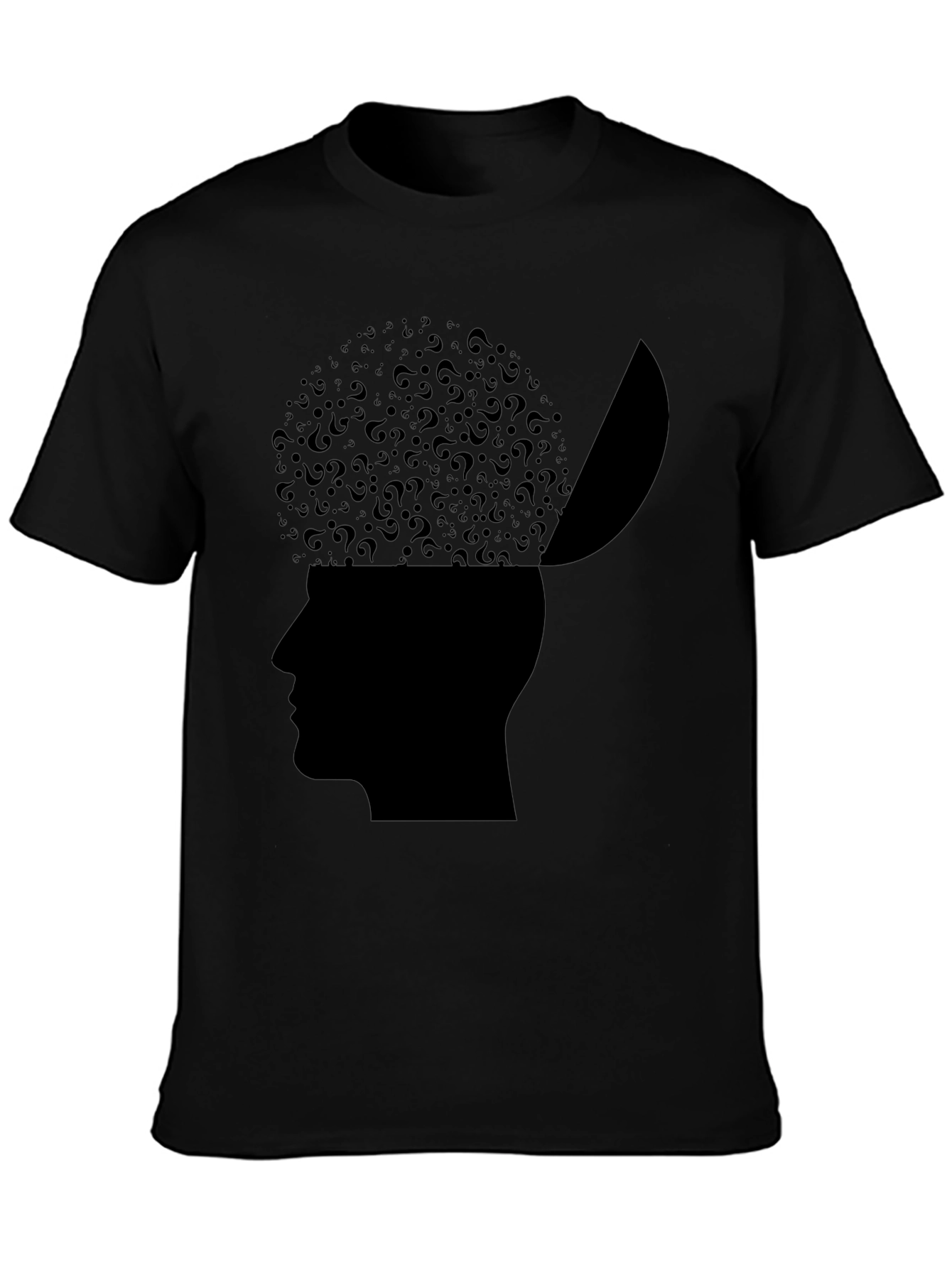 Introspective Question Mark Mind Graphic Tee