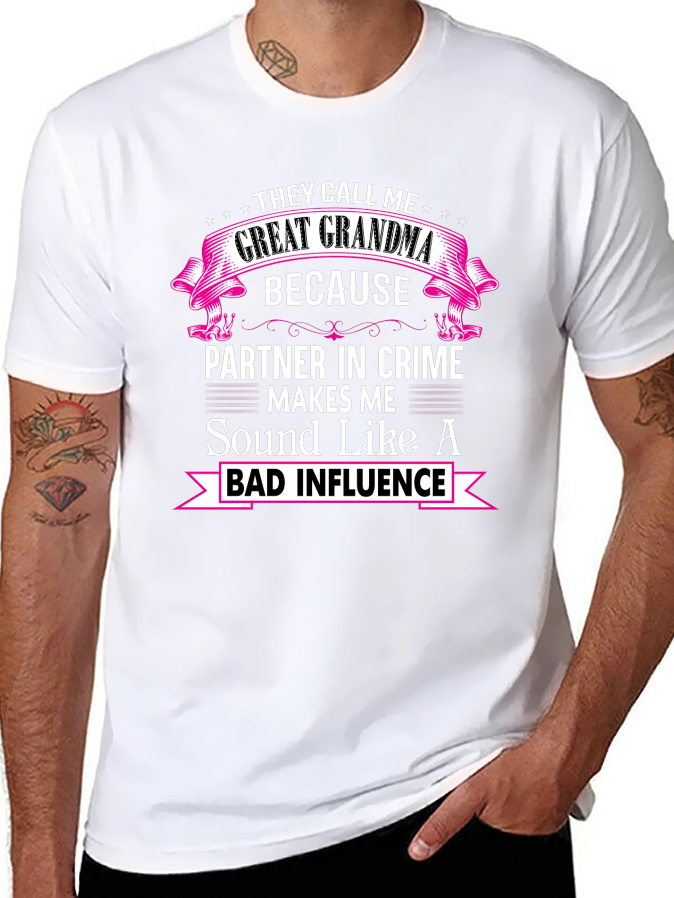 Great Grandma Bad Influence T-Shirt