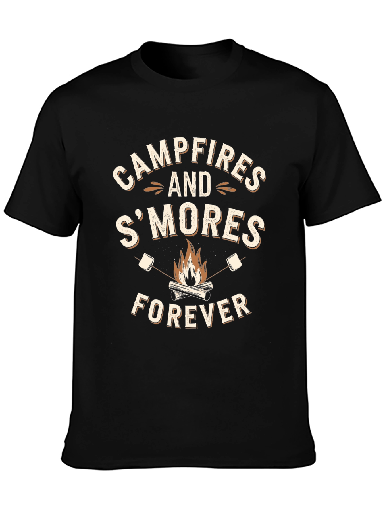 Campfires and Smores Forever Graphic Tee
