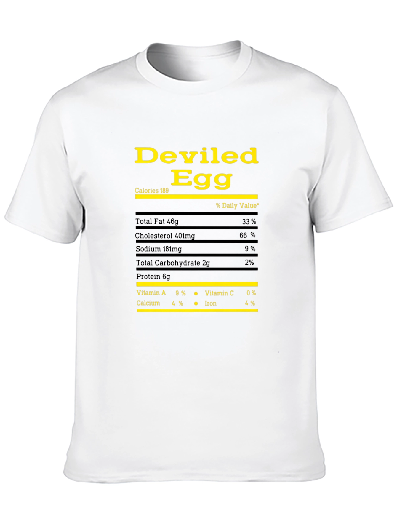 Deviled Egg Nutrition Facts T-Shirt