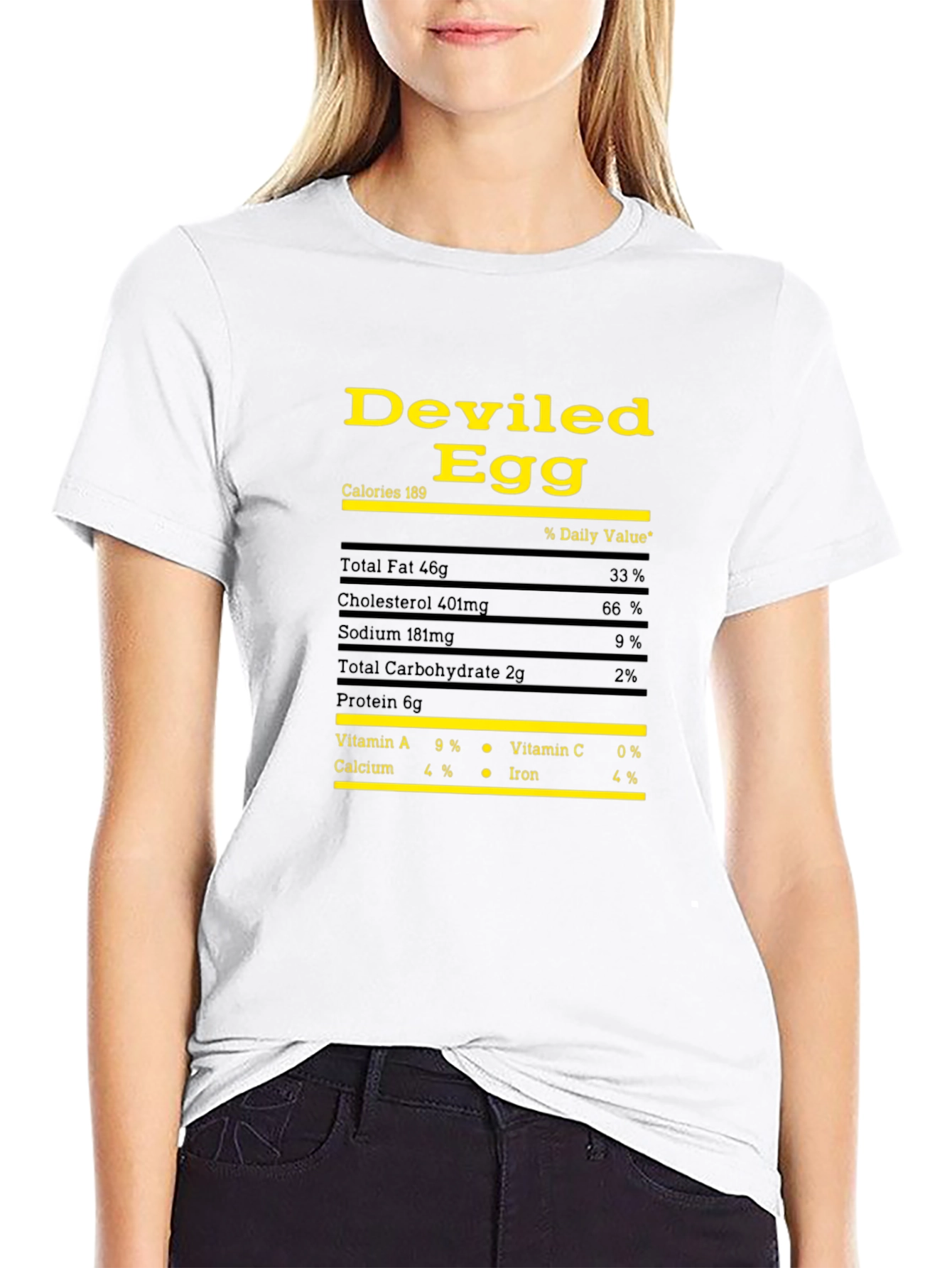Deviled Egg Nutrition Facts T-Shirt