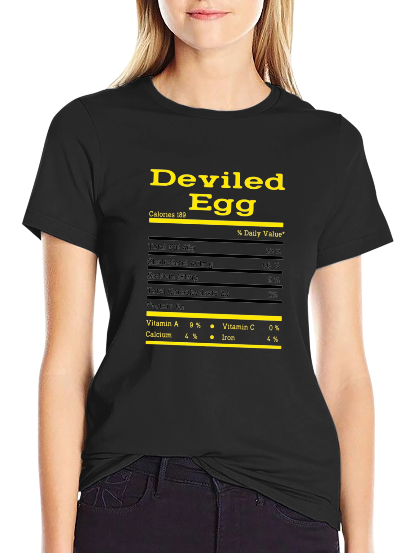 Deviled Egg Nutrition Facts T-Shirt
