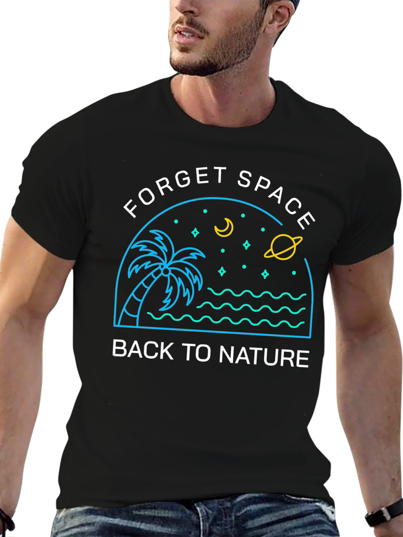 Forget Space Back to Nature Graphic Tee