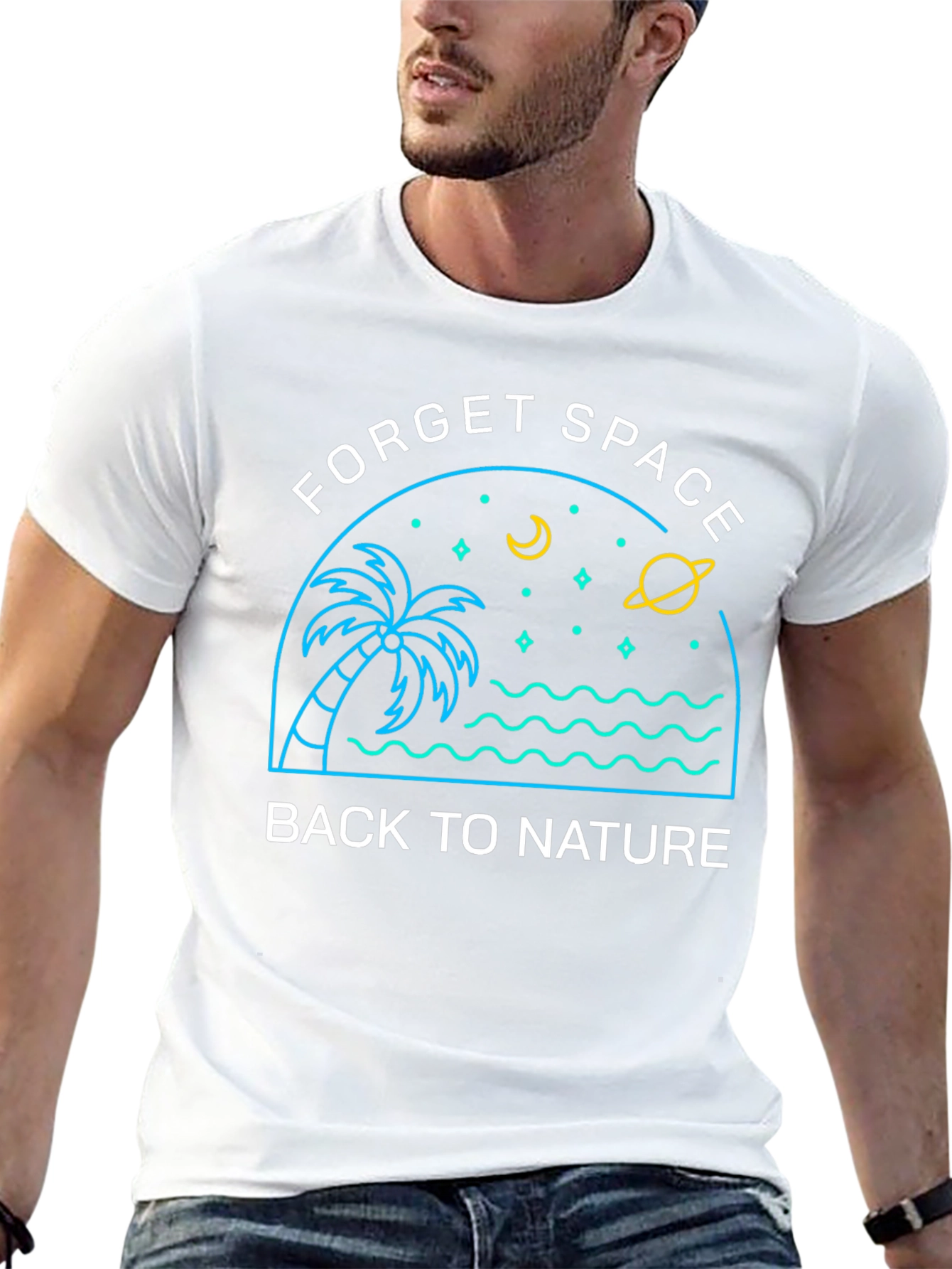 Forget Space Back to Nature Graphic Tee