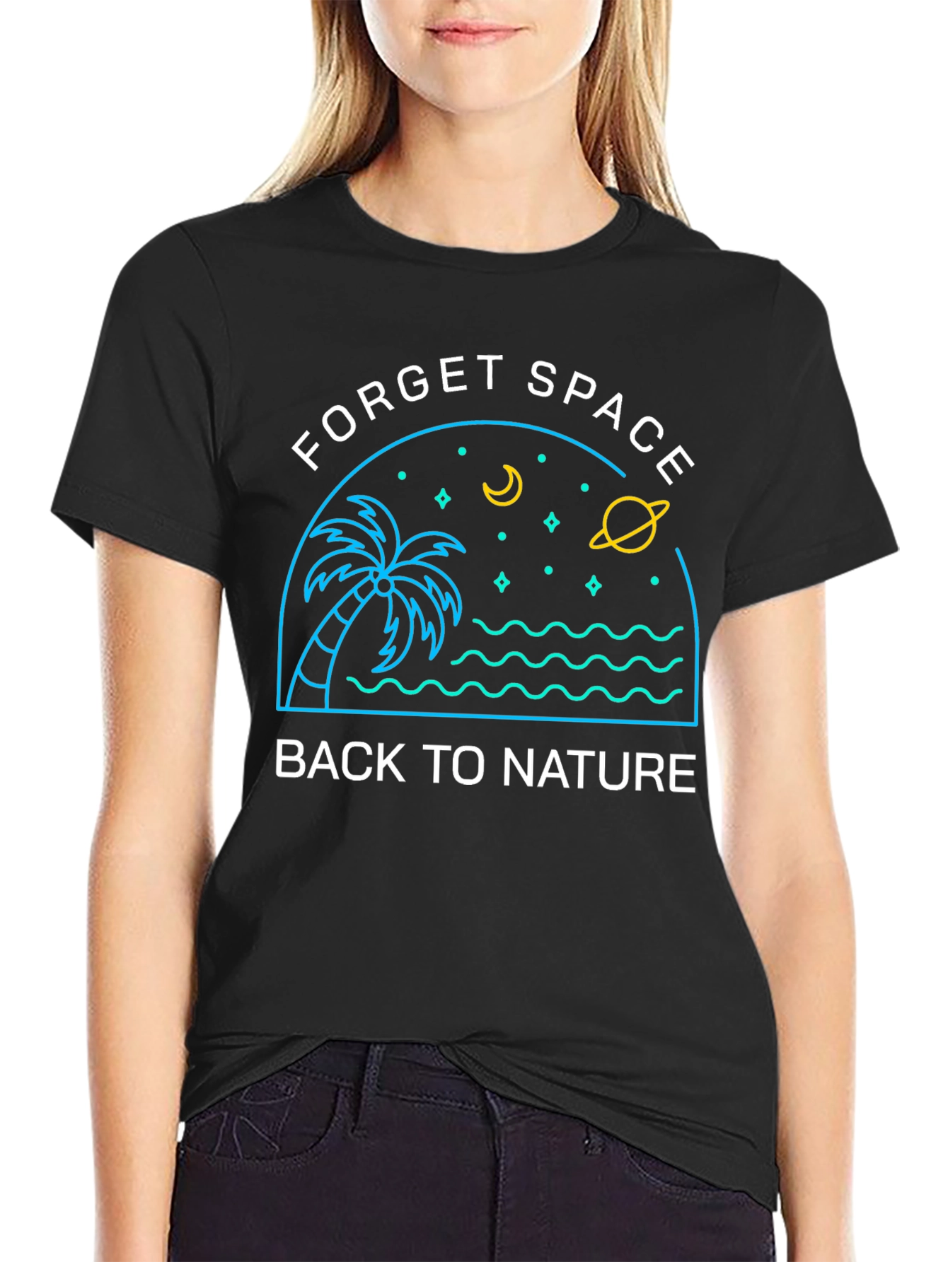 Forget Space Back to Nature Graphic Tee