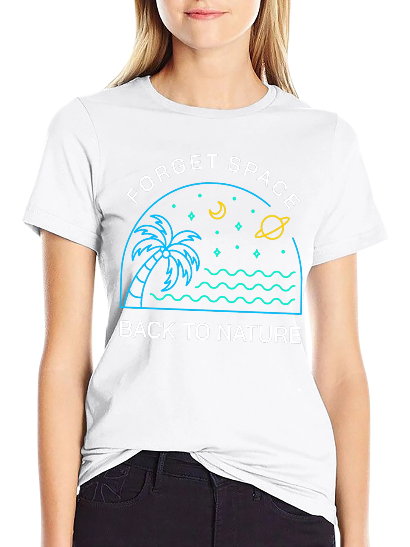 Forget Space Back to Nature Graphic Tee
