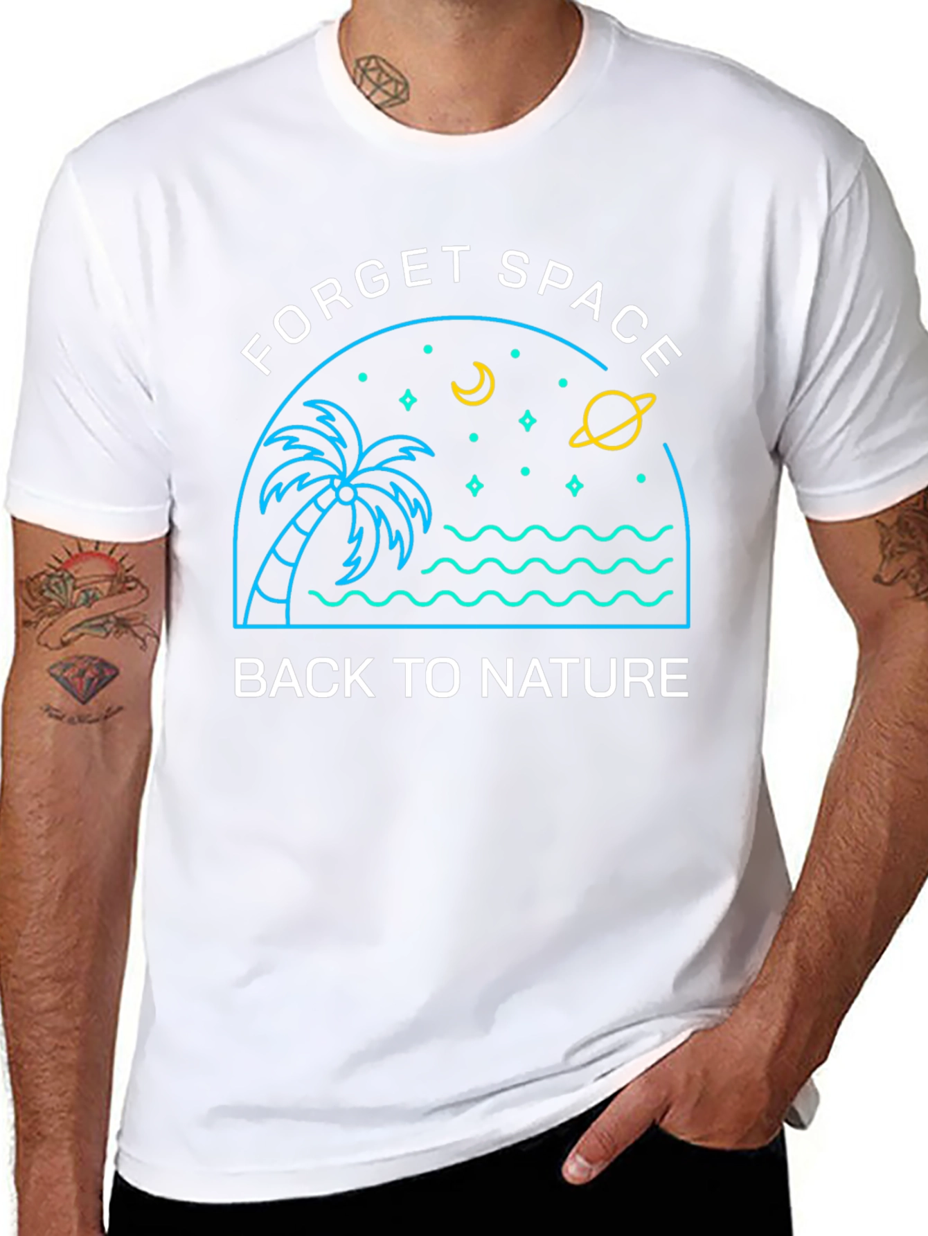 Forget Space Back to Nature Graphic Tee