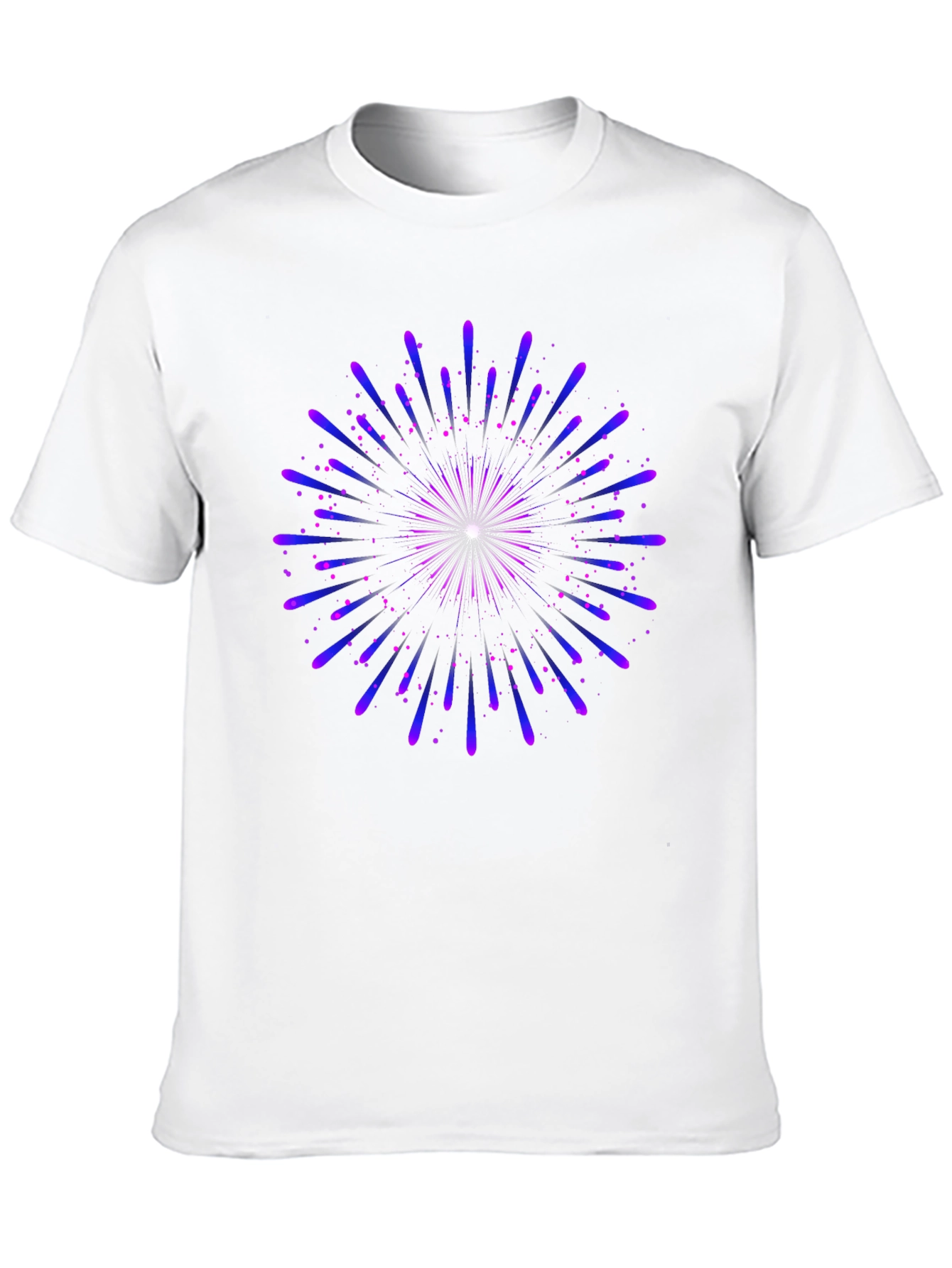 Cosmic Burst Graphic Tee - Black