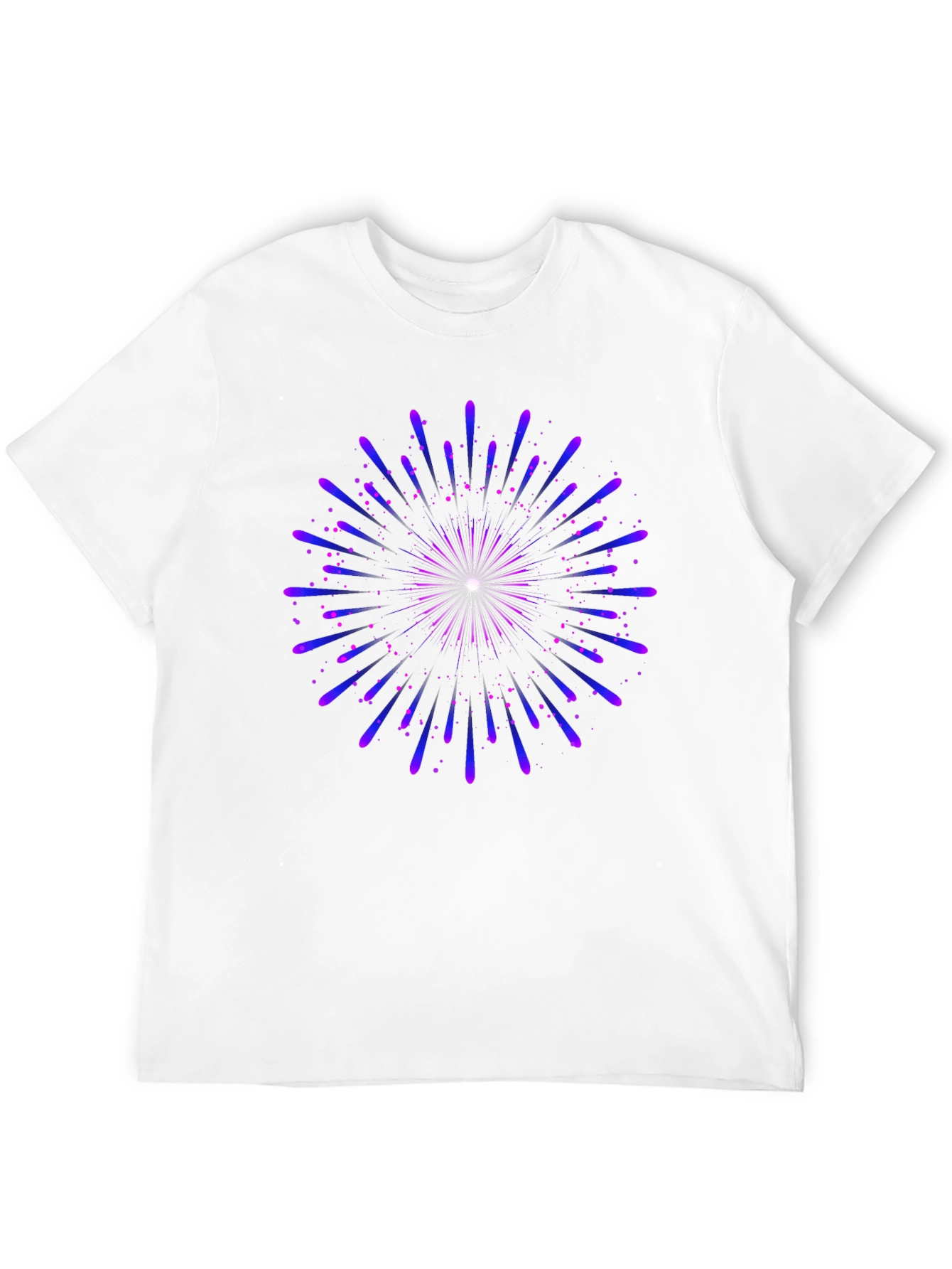 Cosmic Burst Graphic Tee - Black