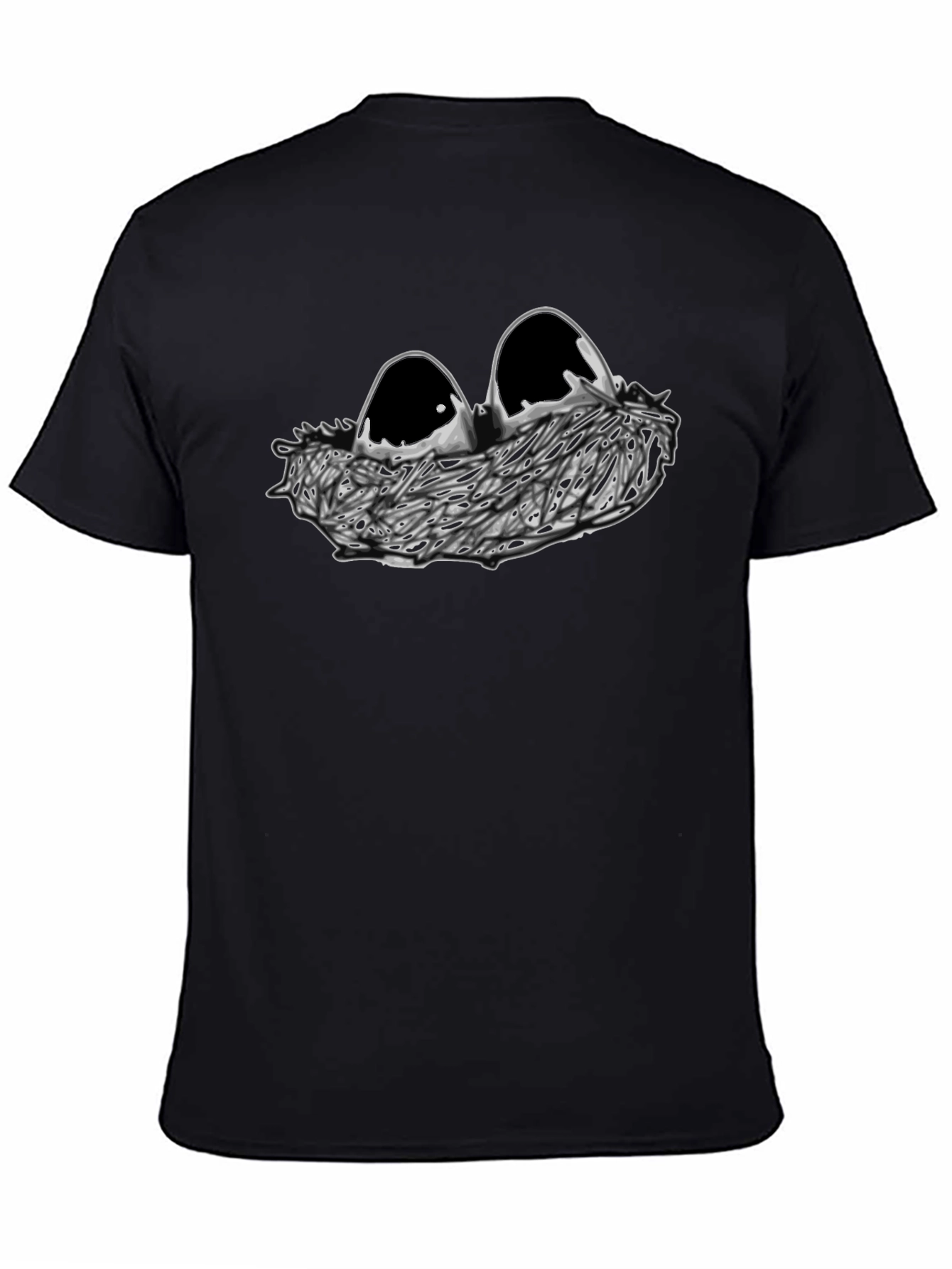 Nest Egg Graphic Tee - Black