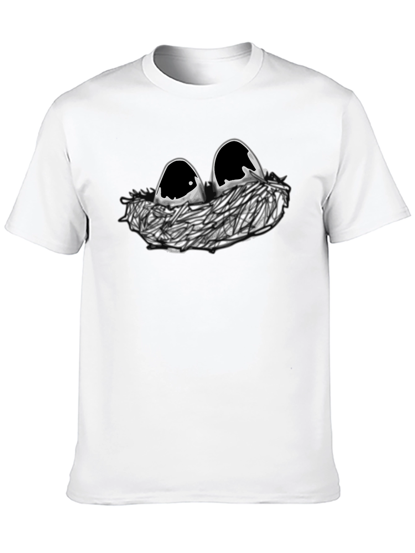 Nest Egg Graphic Tee - Black
