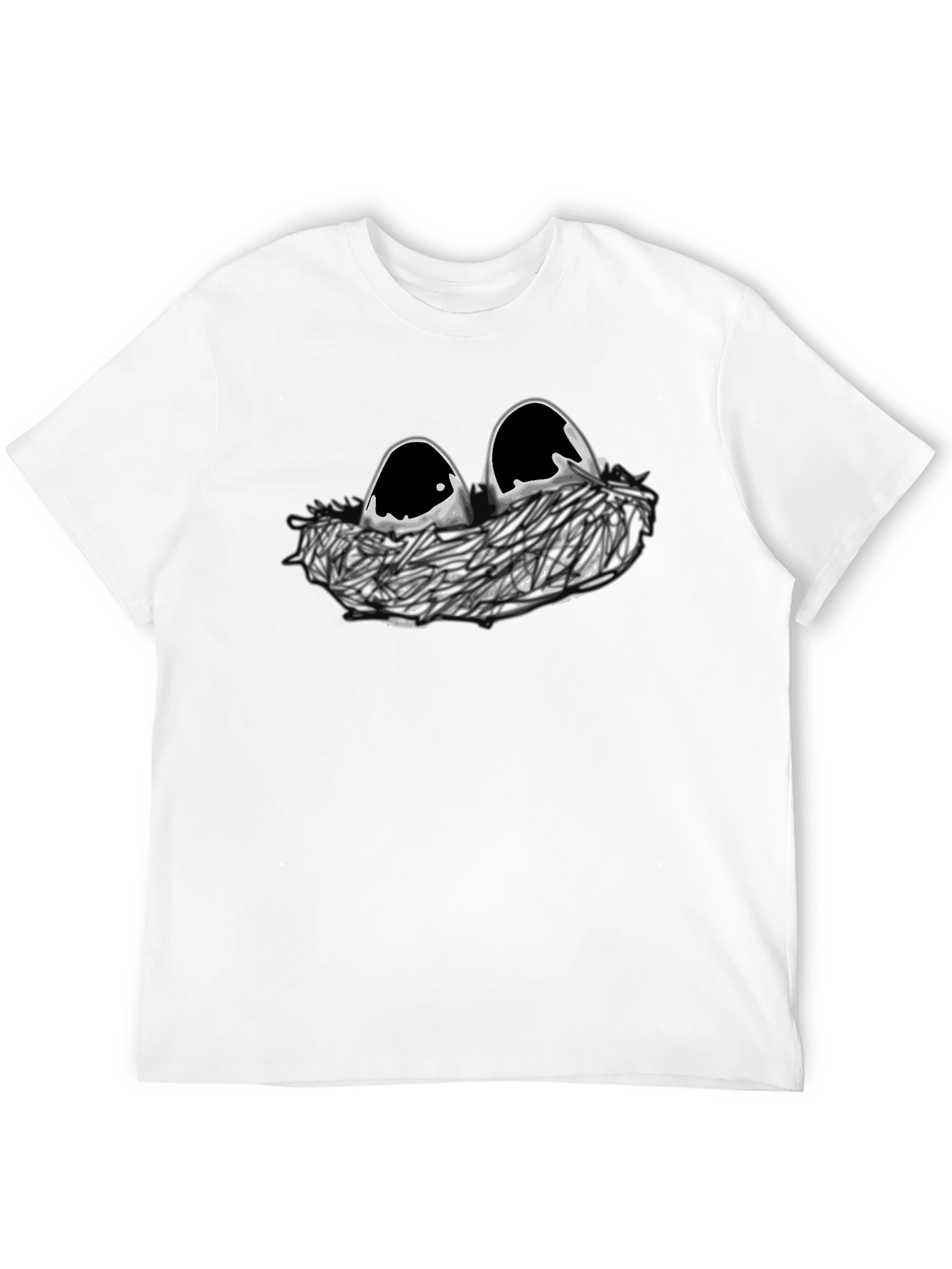 Nest Egg Graphic Tee - Black