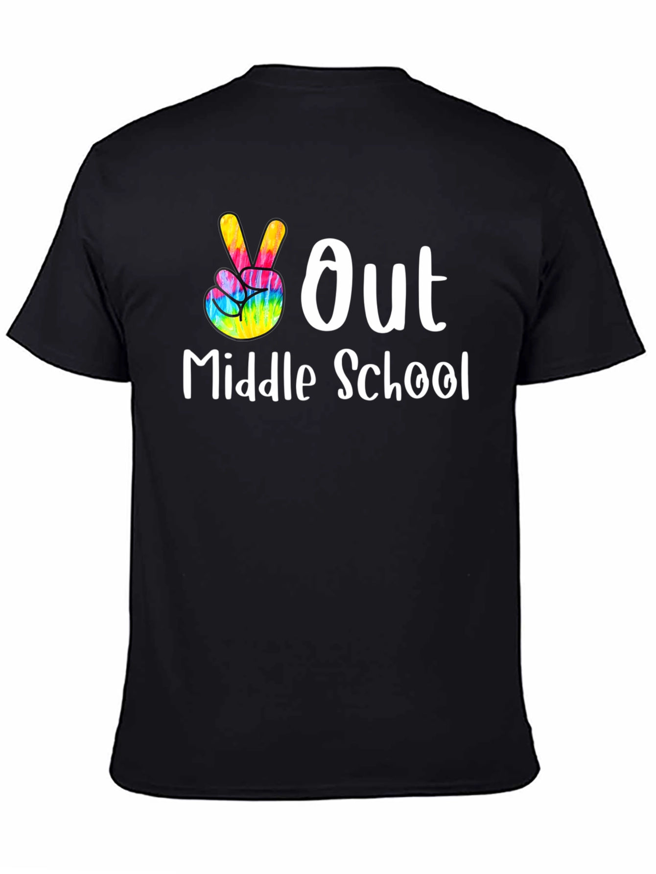Peace Out Middle School Graphic Tee