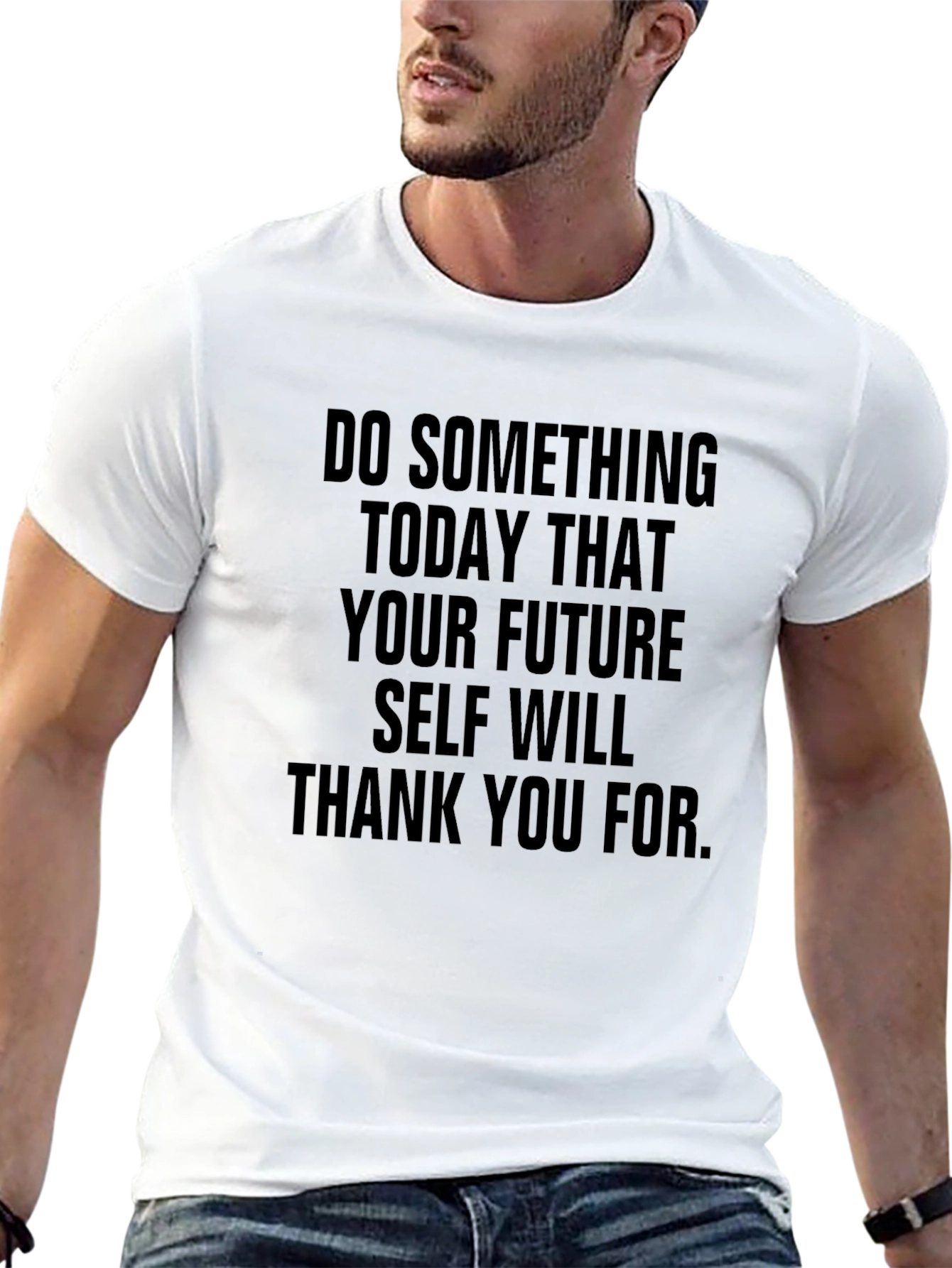 Motivational Graphic Tee - Future Self Thank You