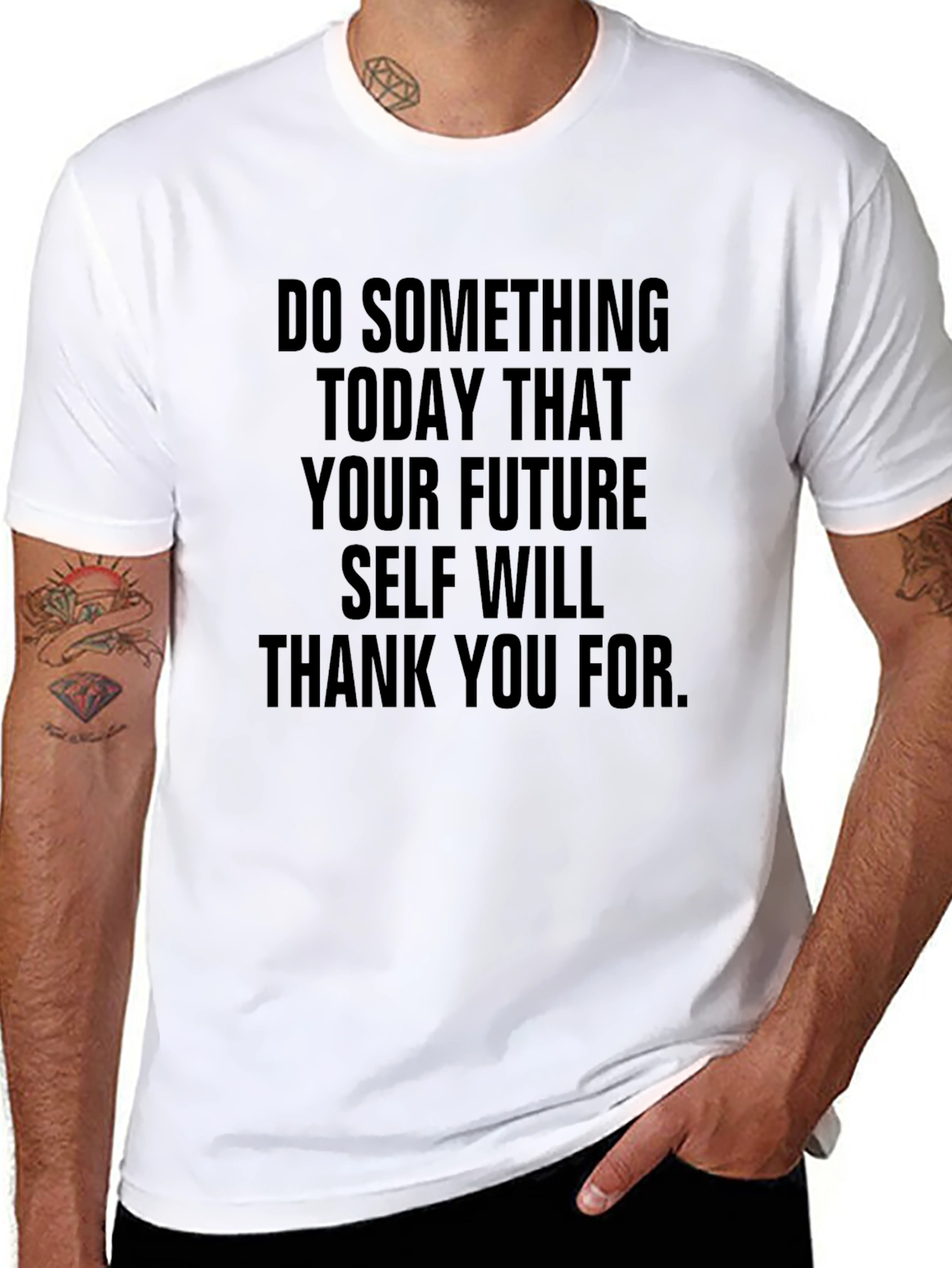Motivational Graphic Tee - Future Self Thank You