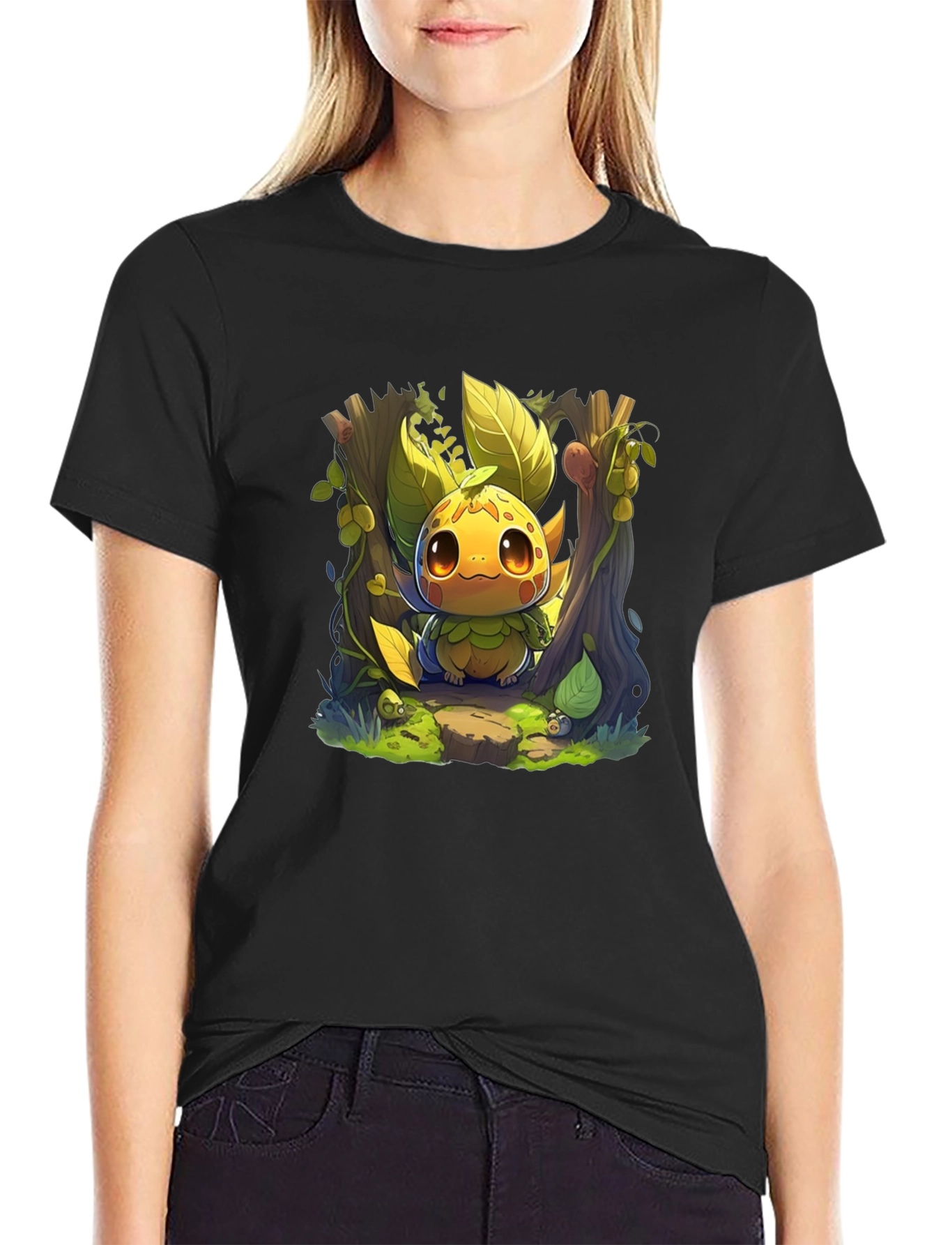 Cute Cartoon Creature Forest T-Shirt