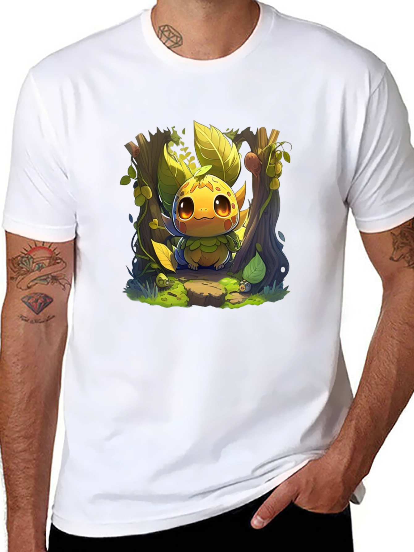Cute Cartoon Creature Forest T-Shirt