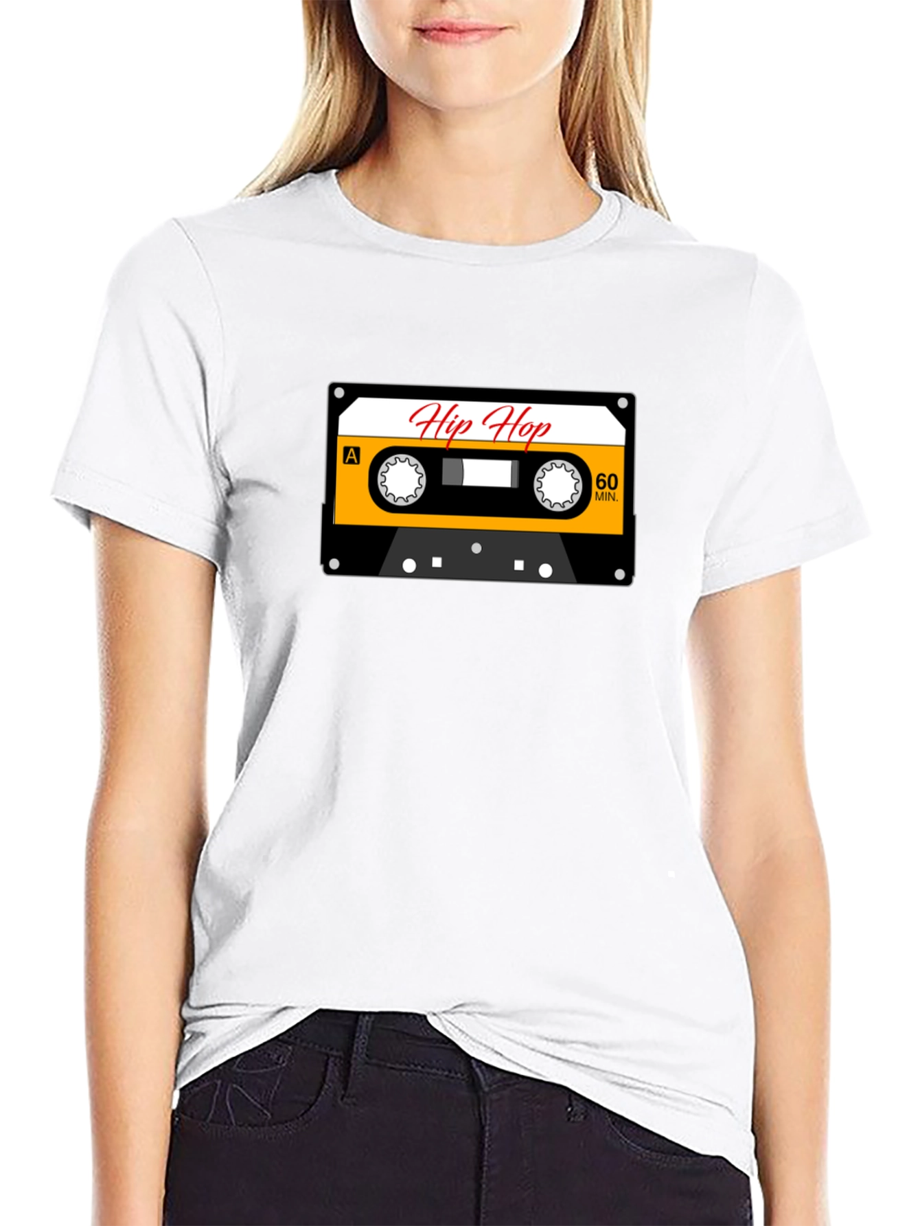 Hip Hop Mixtape Graphic Tee - Retro Cassette T-Shirt