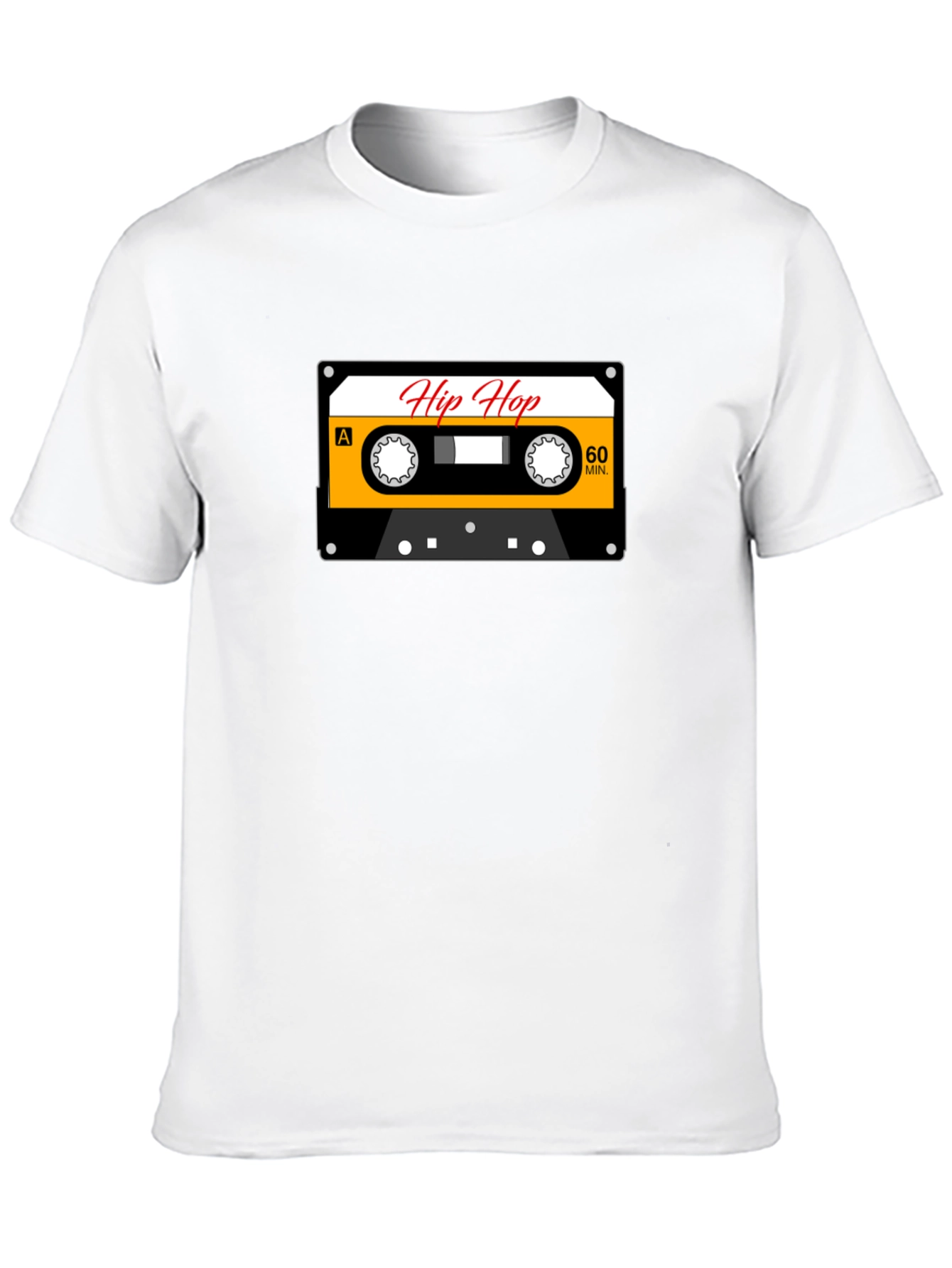 Hip Hop Mixtape Graphic Tee - Retro Cassette T-Shirt