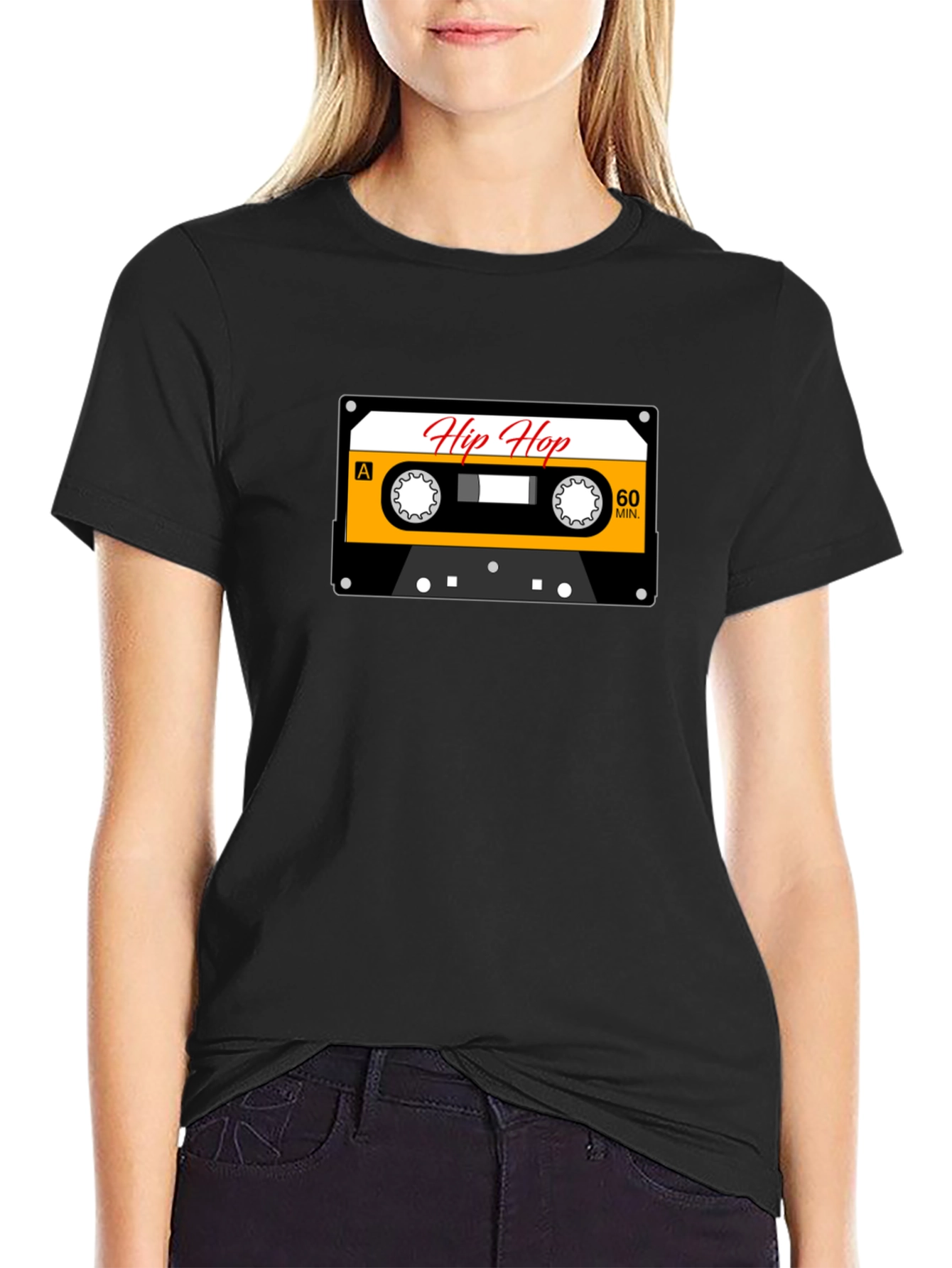 Hip Hop Mixtape Graphic Tee - Retro Cassette T-Shirt