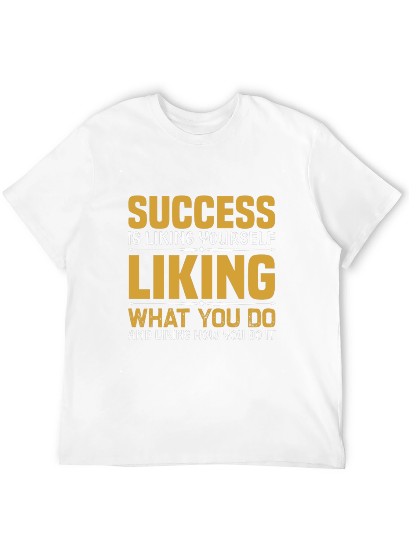 Success Motivational Black T-Shirt