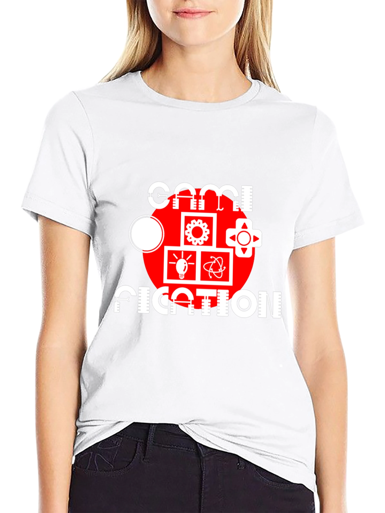 Gamification T-Shirt - Black Graphic Tee for Men