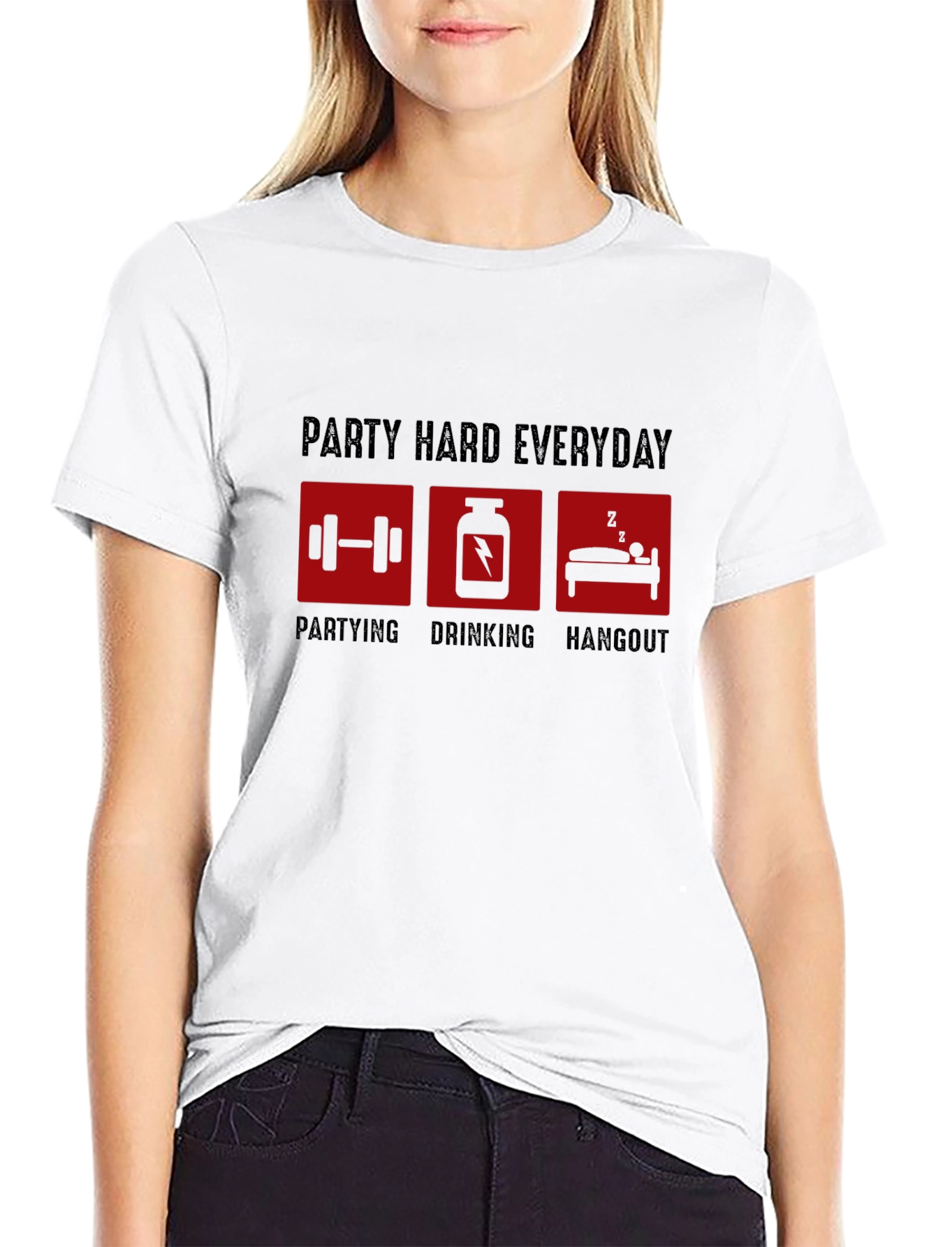Party Hard Everyday Graphic Tee
