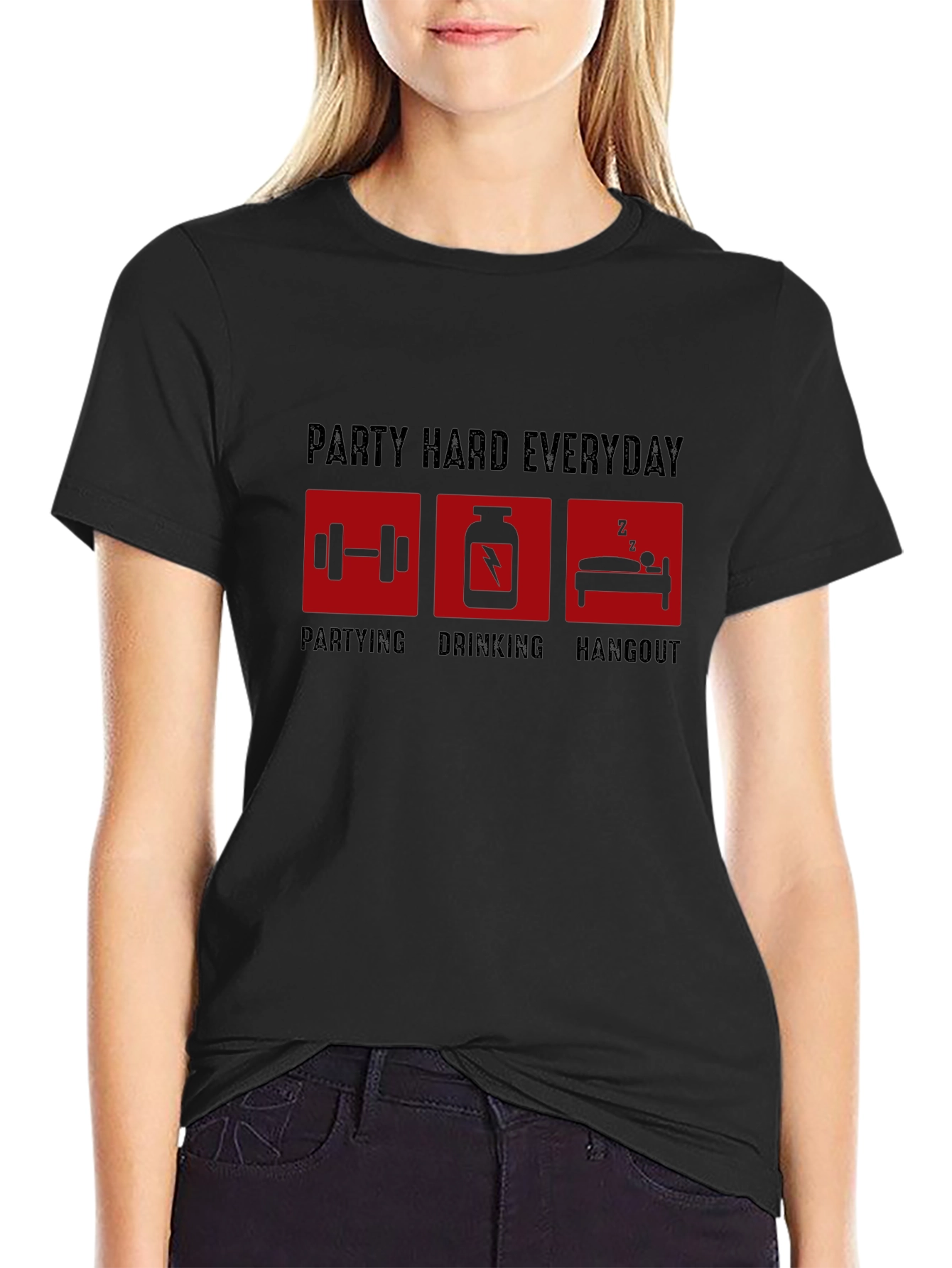 Party Hard Everyday Graphic Tee