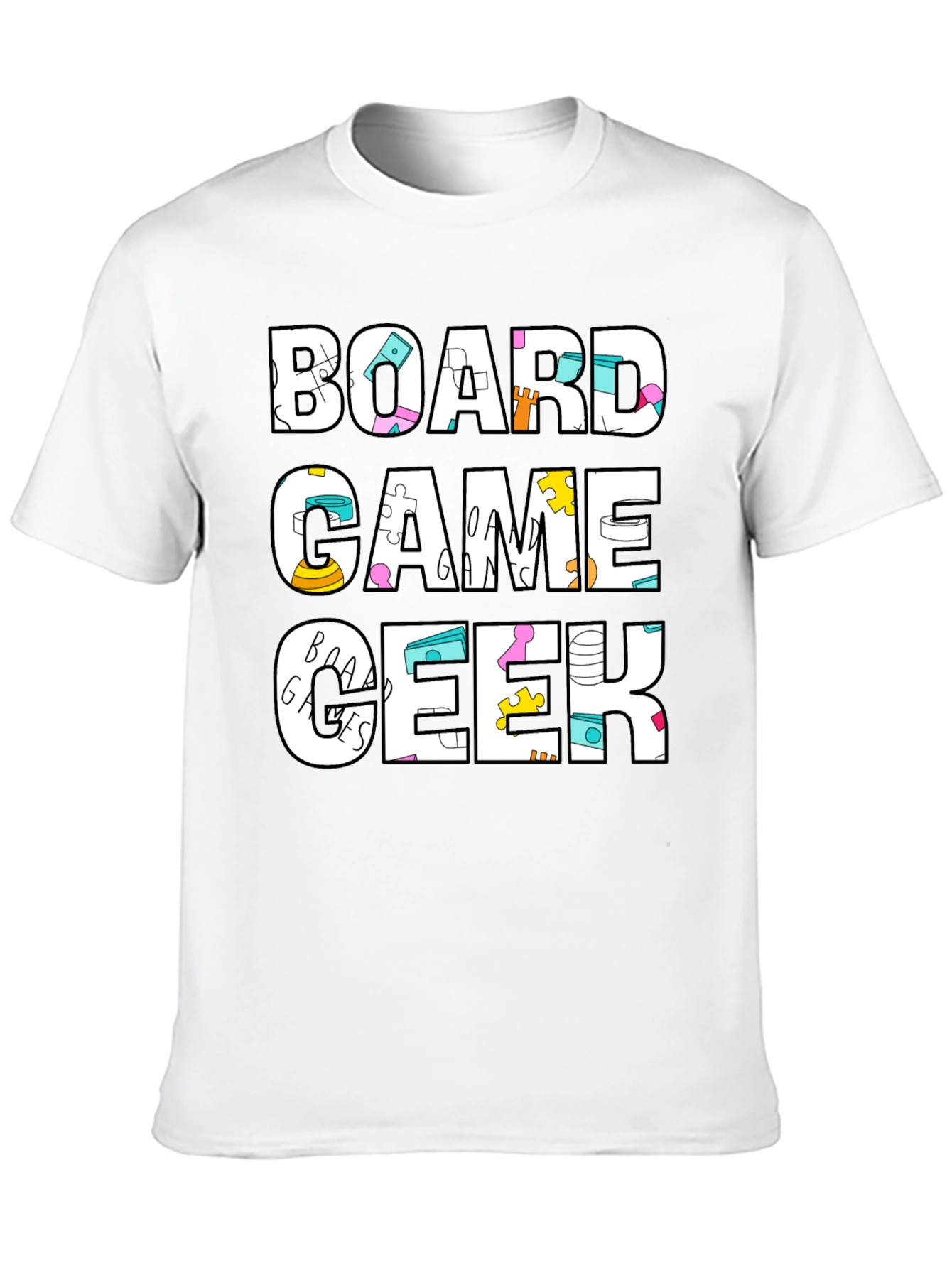 Board Game Geek Graphic Tee - Casual T-Shirt