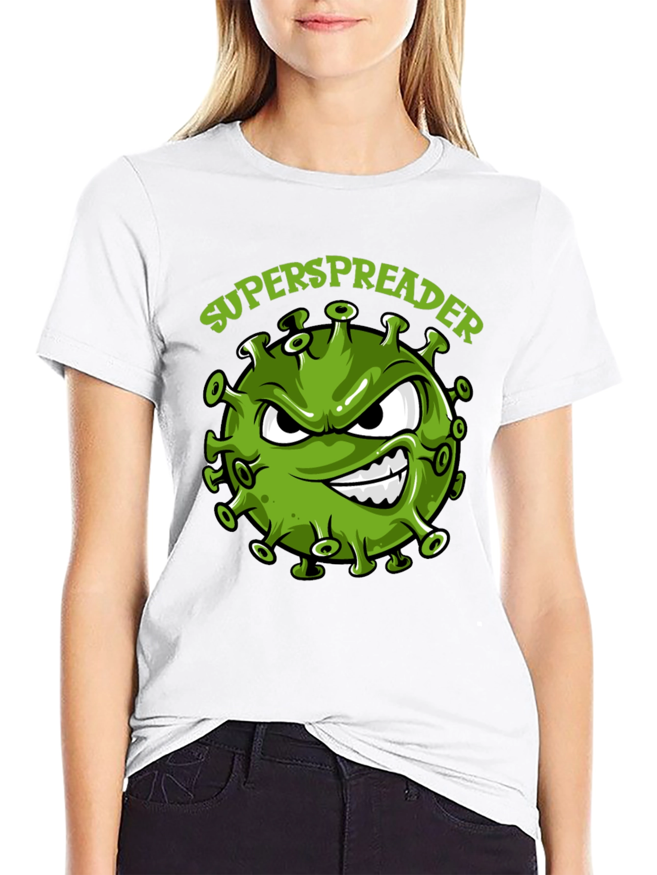 Superspreader Graphic Tee - Funny Virus Design T-Shirt