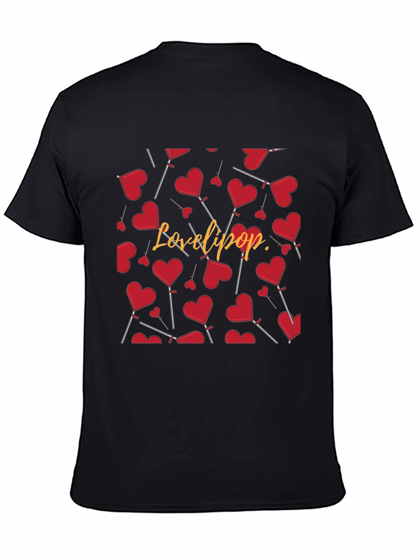 Love Lollipop Heart Graphic Tee
