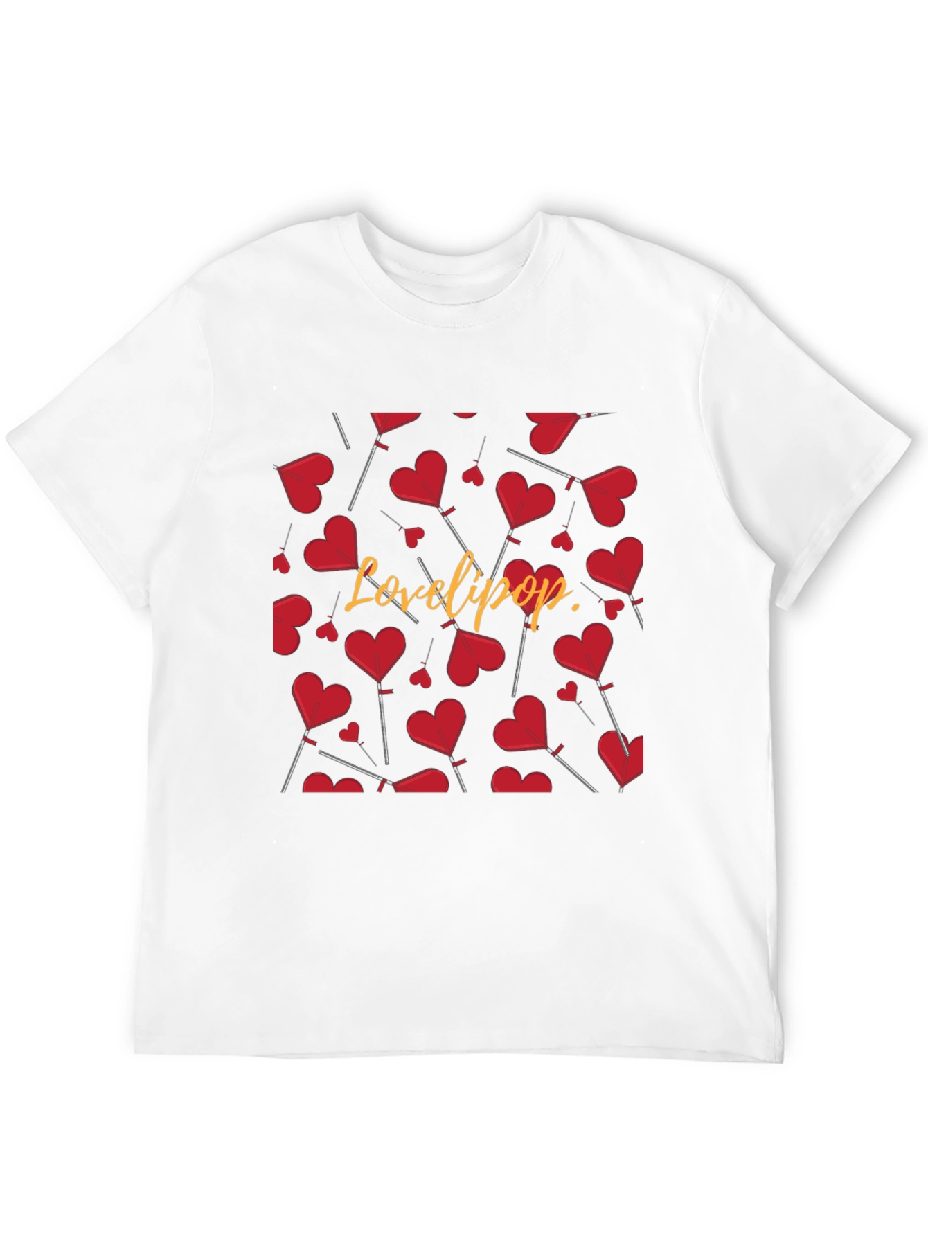 Love Lollipop Heart Graphic Tee