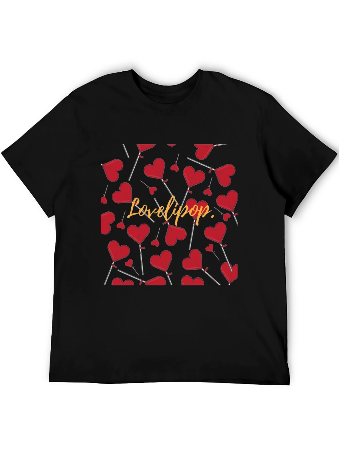 Love Lollipop Heart Graphic Tee