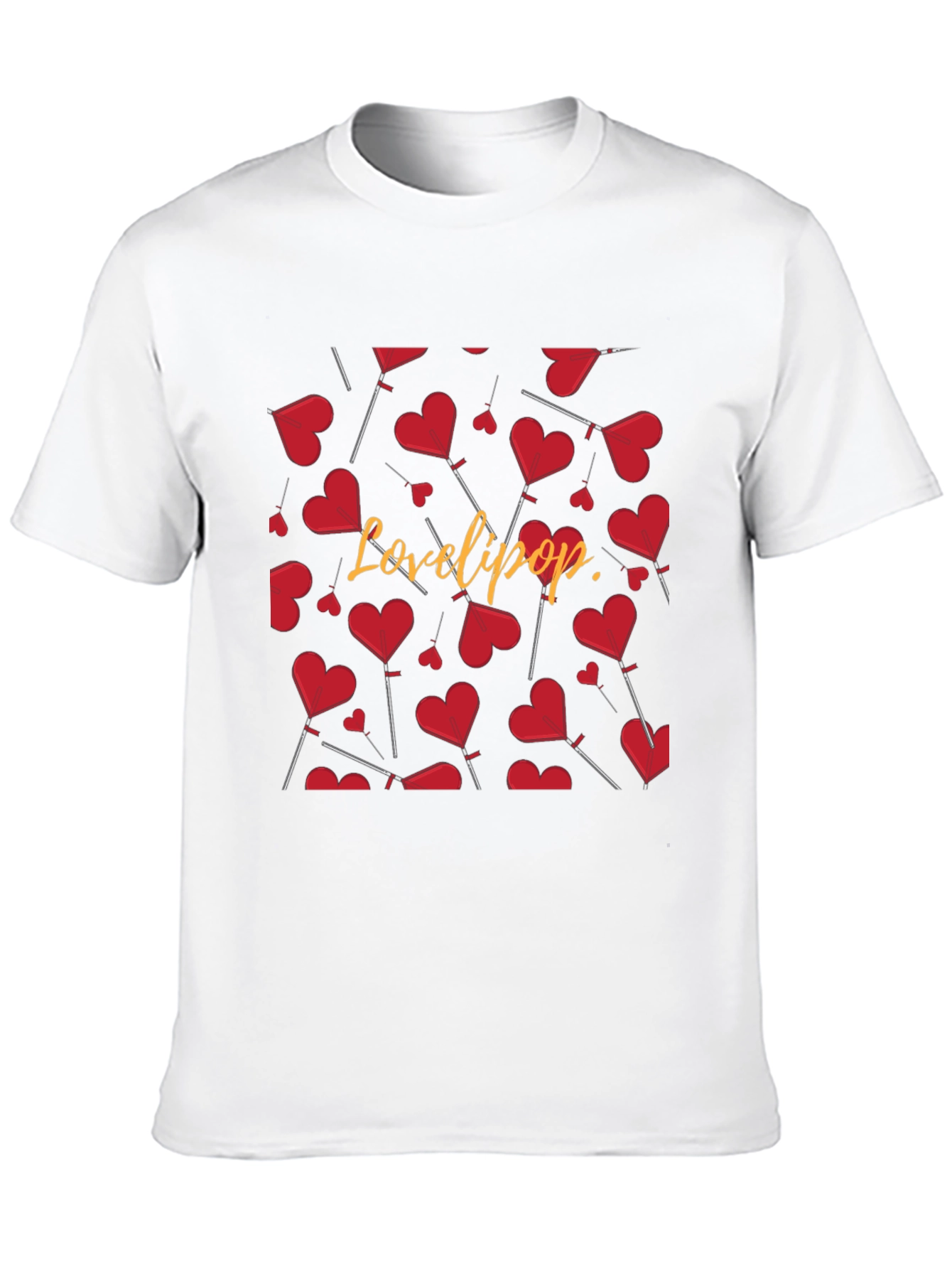 Love Lollipop Heart Graphic Tee