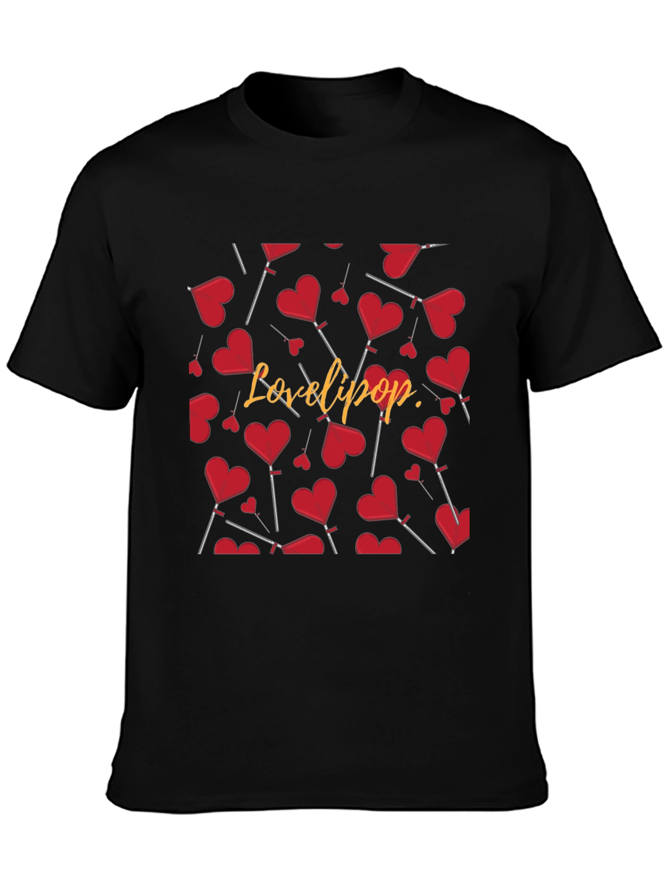 Love Lollipop Heart Graphic Tee