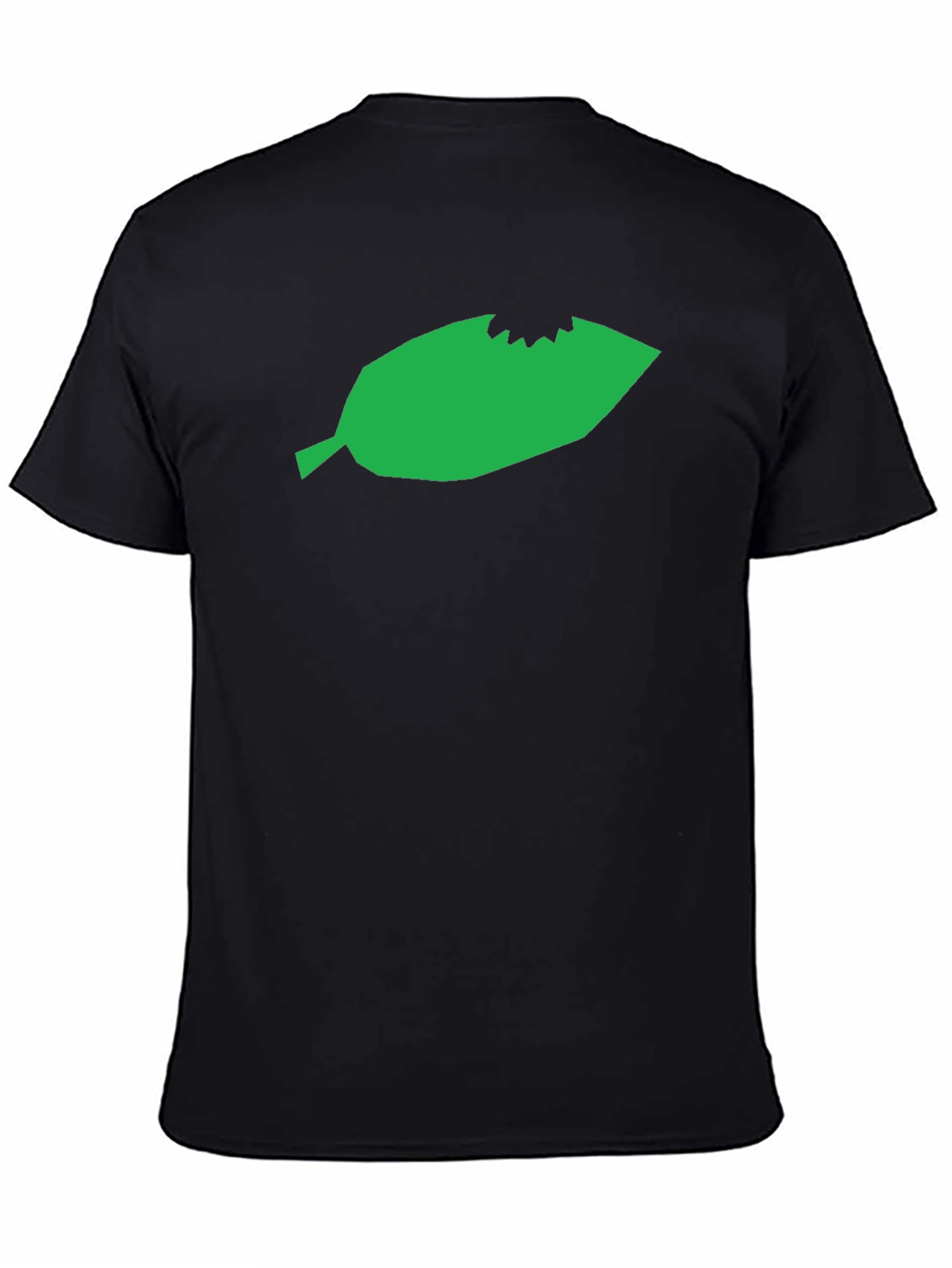 Leaf Bite Graphic Tee - Unisex Black T-Shirt