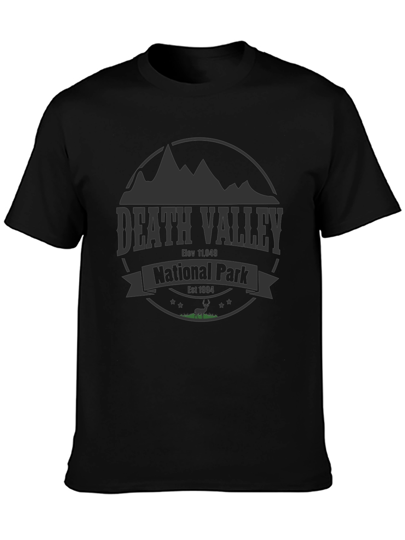 Death Valley National Park Black T-Shirt