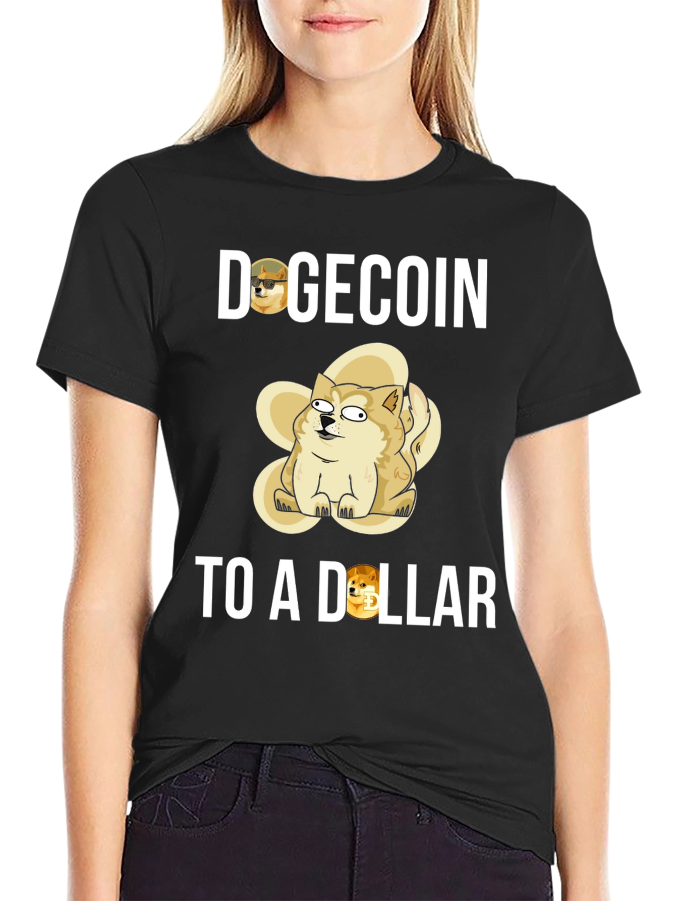 Dogecoin To A Dollar T-Shirt