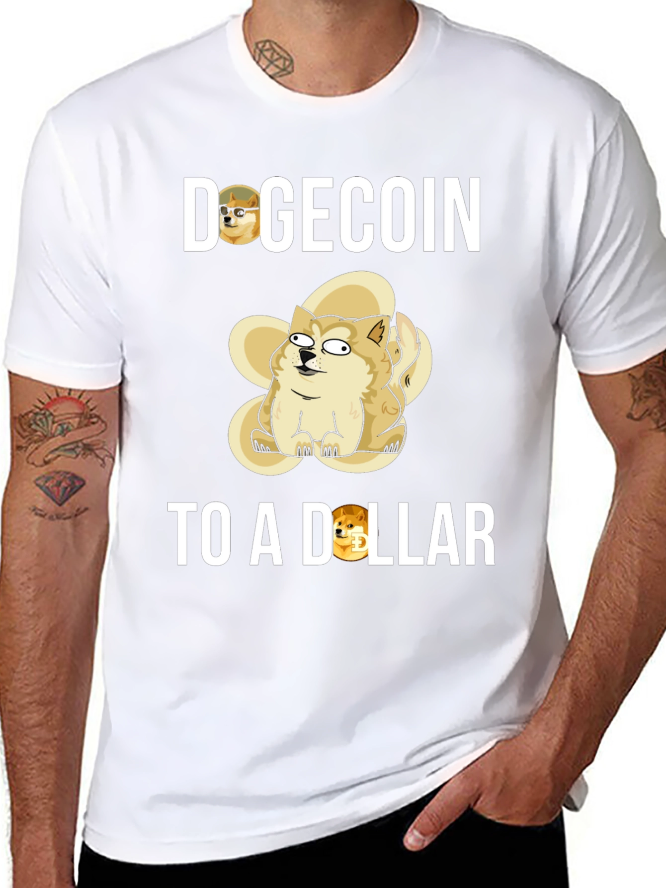 Dogecoin To A Dollar T-Shirt