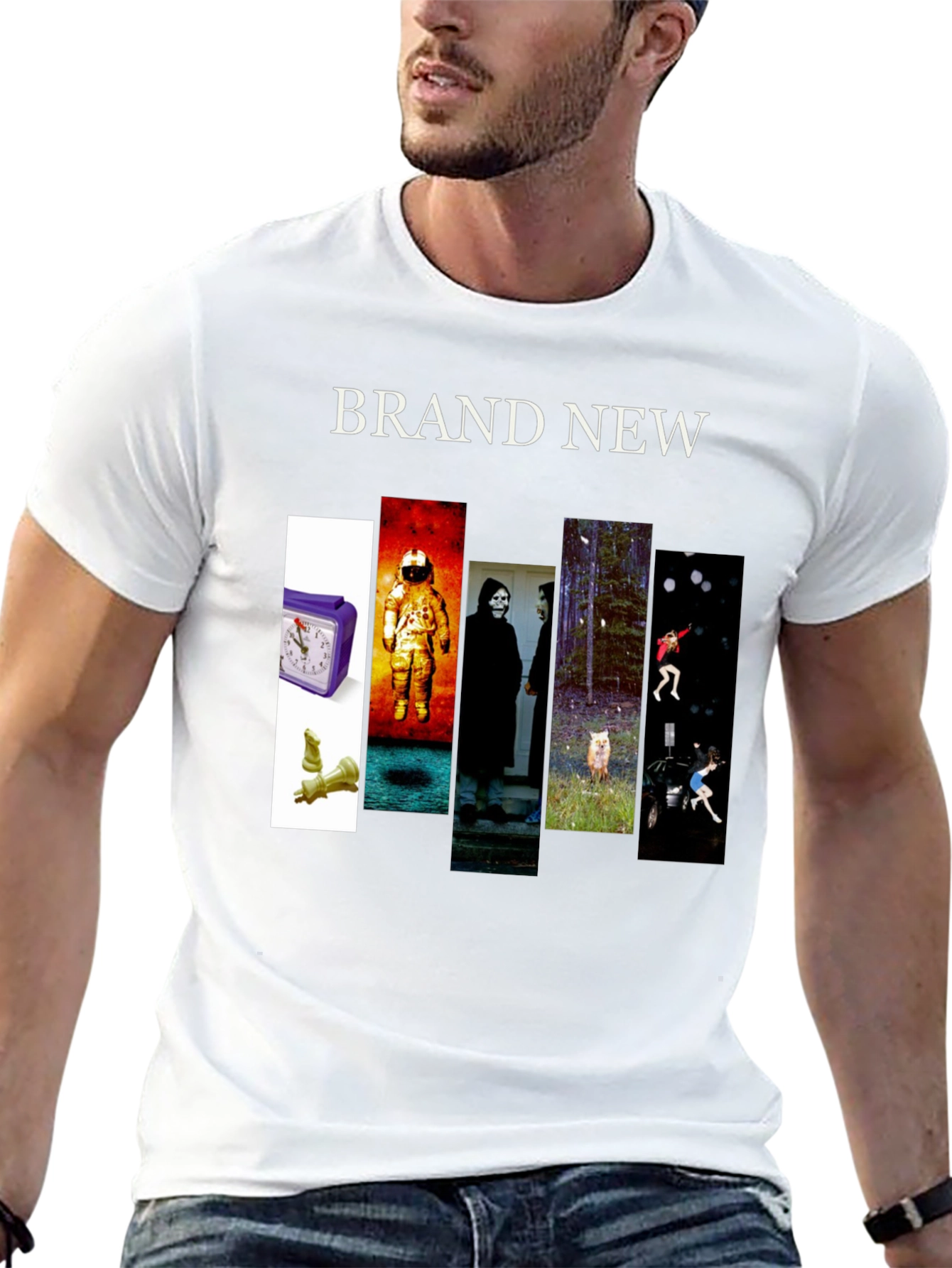 Brand New Science Fiction Album Cover T-Shirt