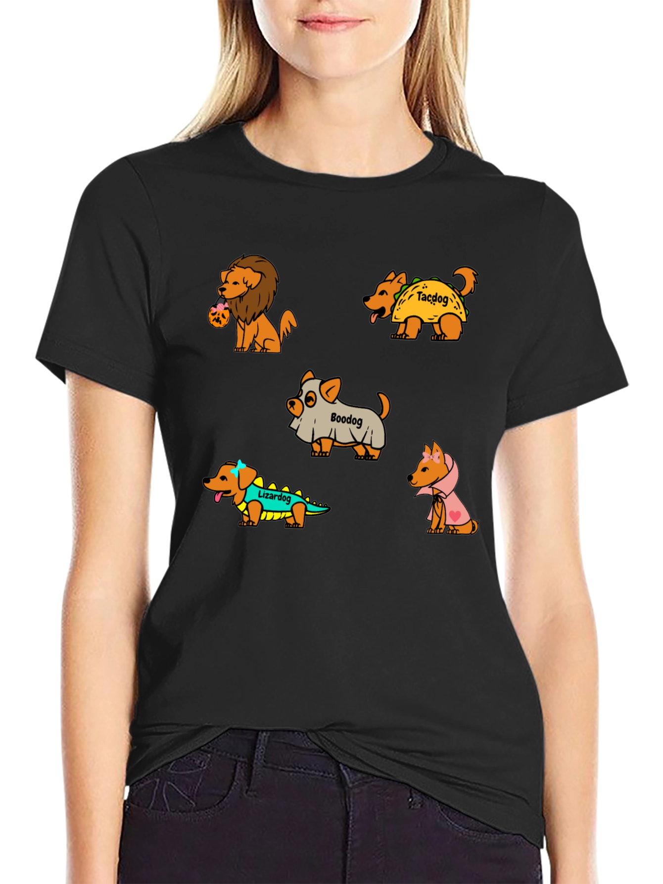 Halloween Dog Costume T-Shirt