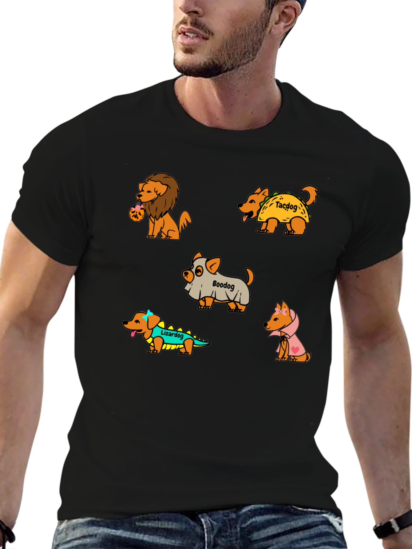 Halloween Dog Costume T-Shirt